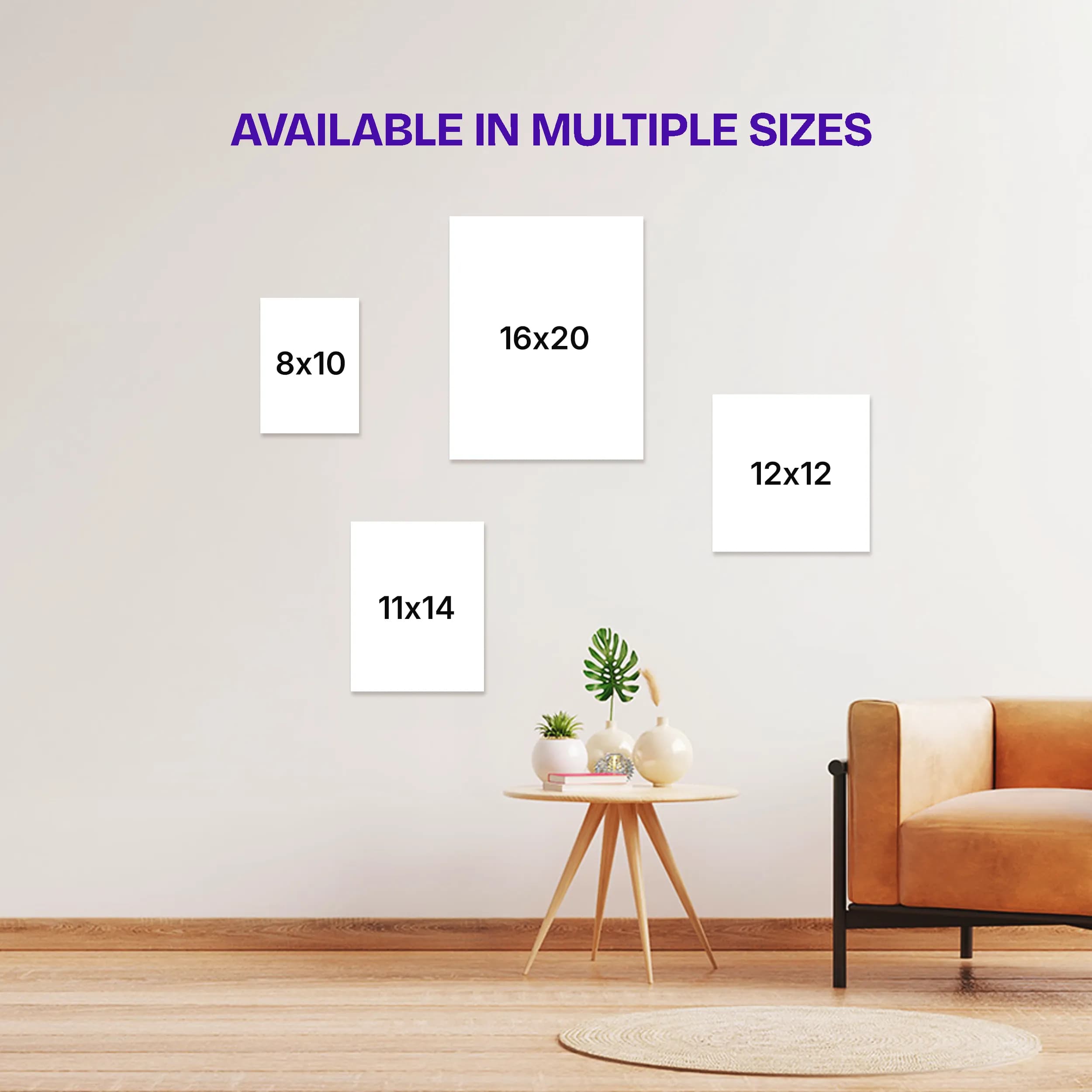 Canvas sizes