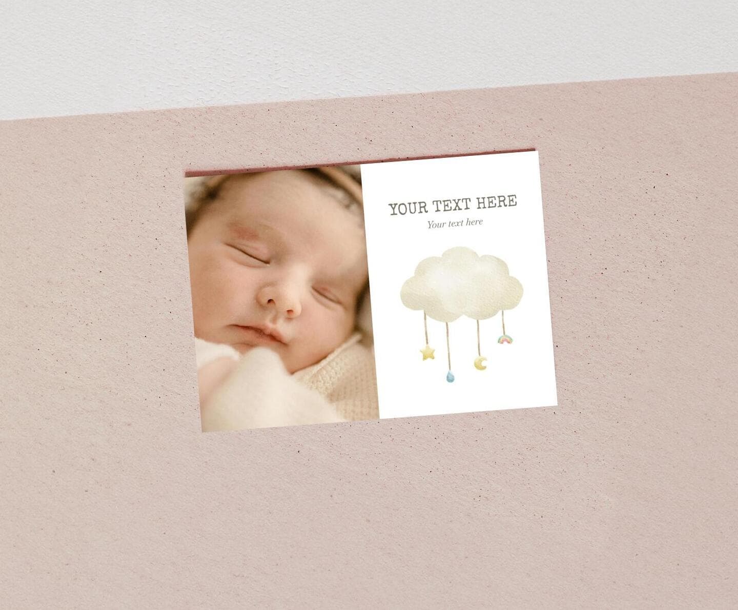 Cloud Baby Mobile Card