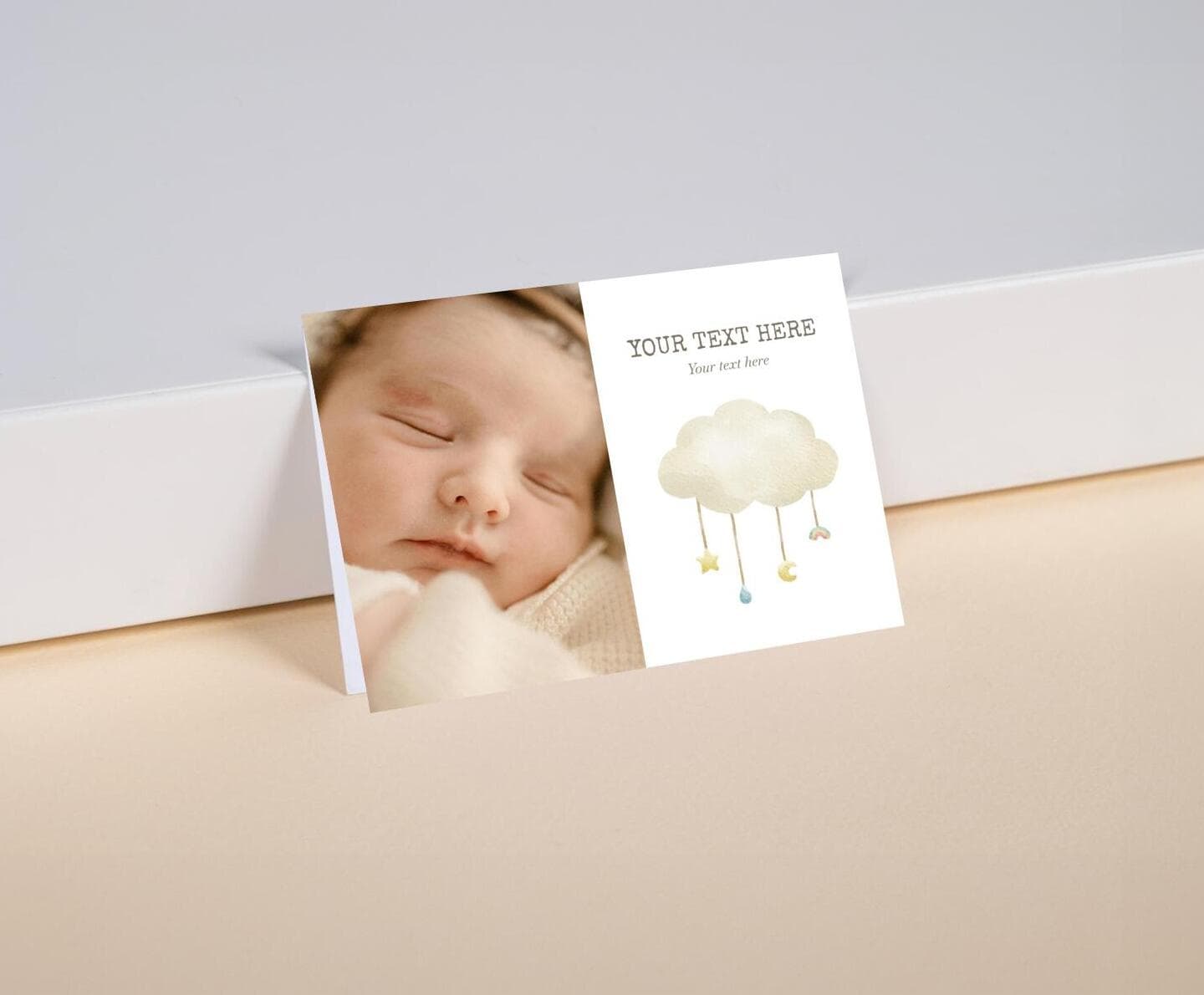 Cloud Baby Mobile Card