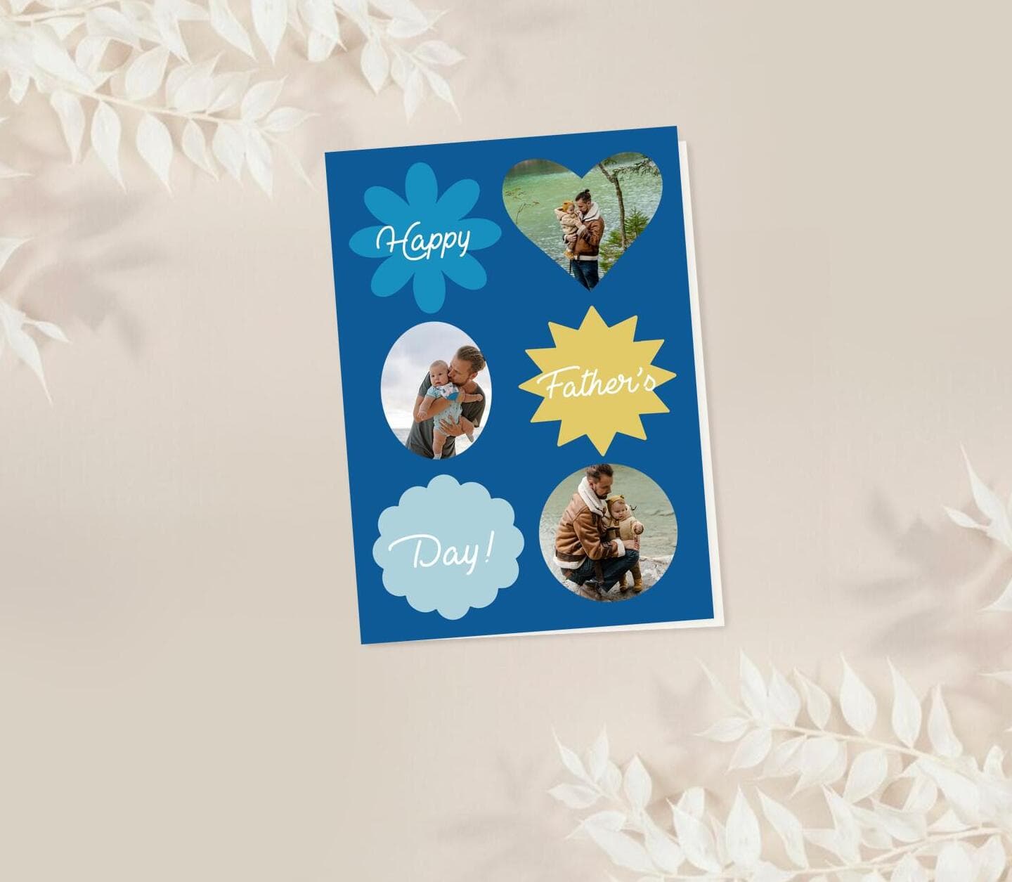 Funny Shapes Father Card