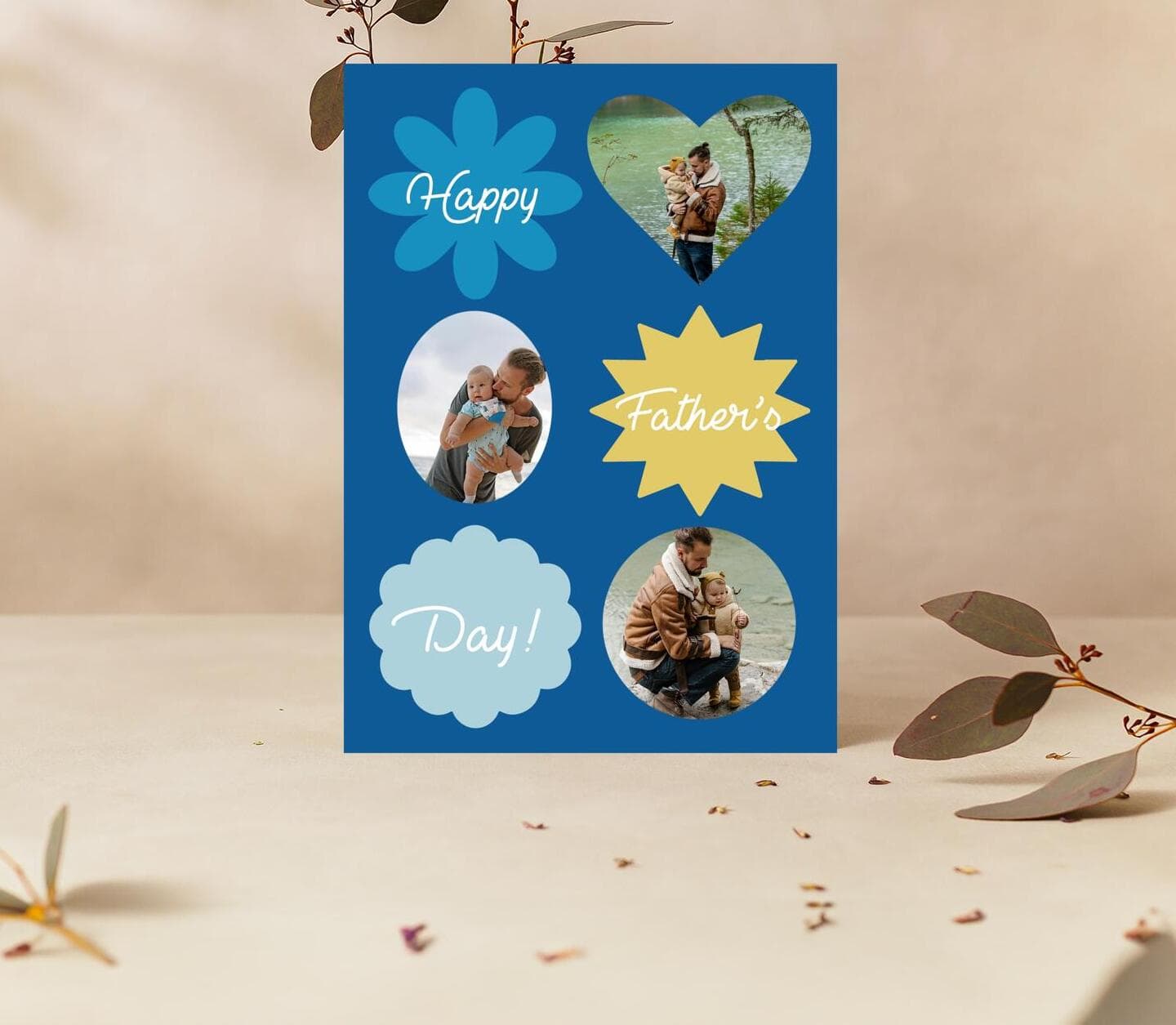 Funny Shapes Father Card