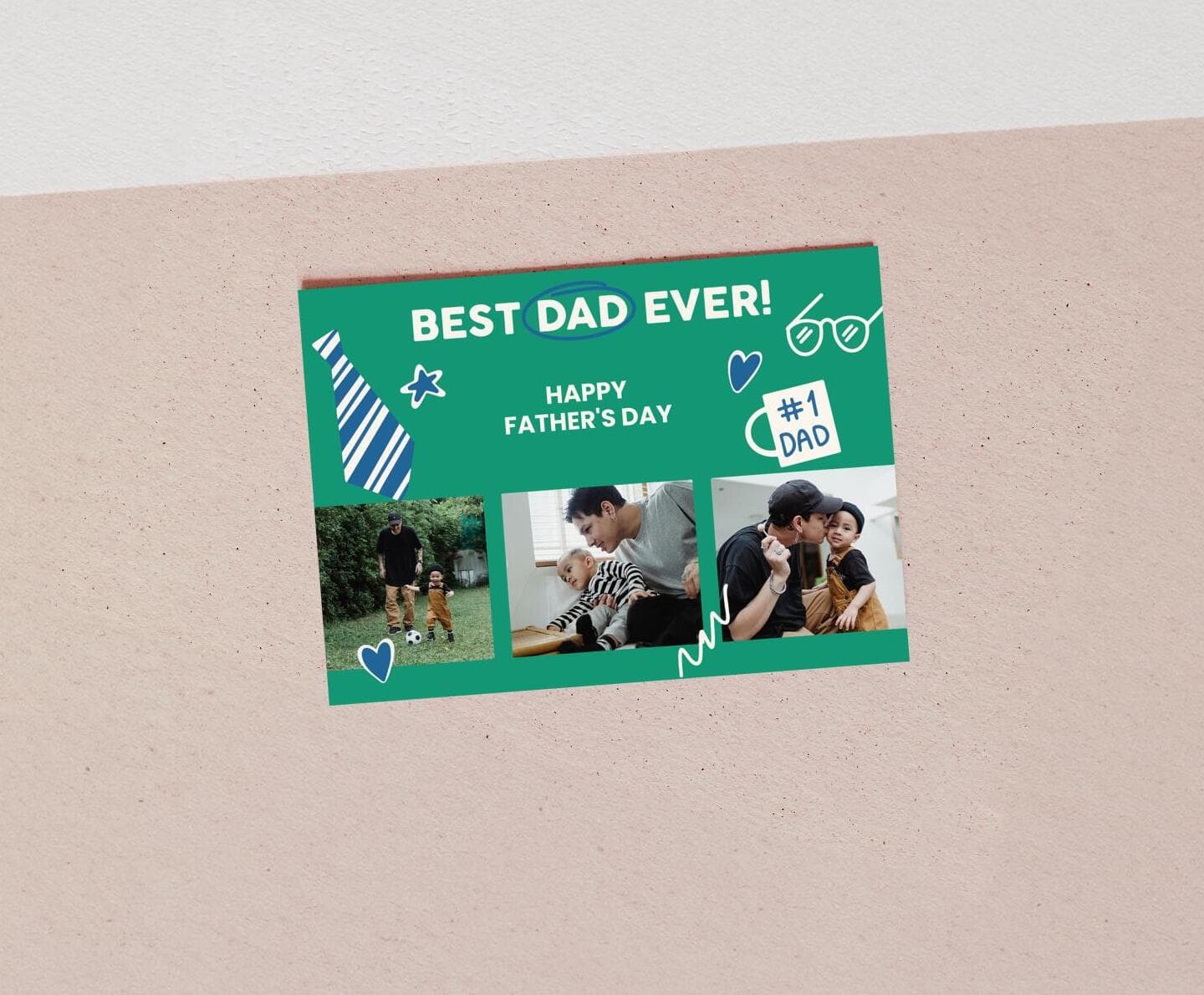 Number One Dad Card