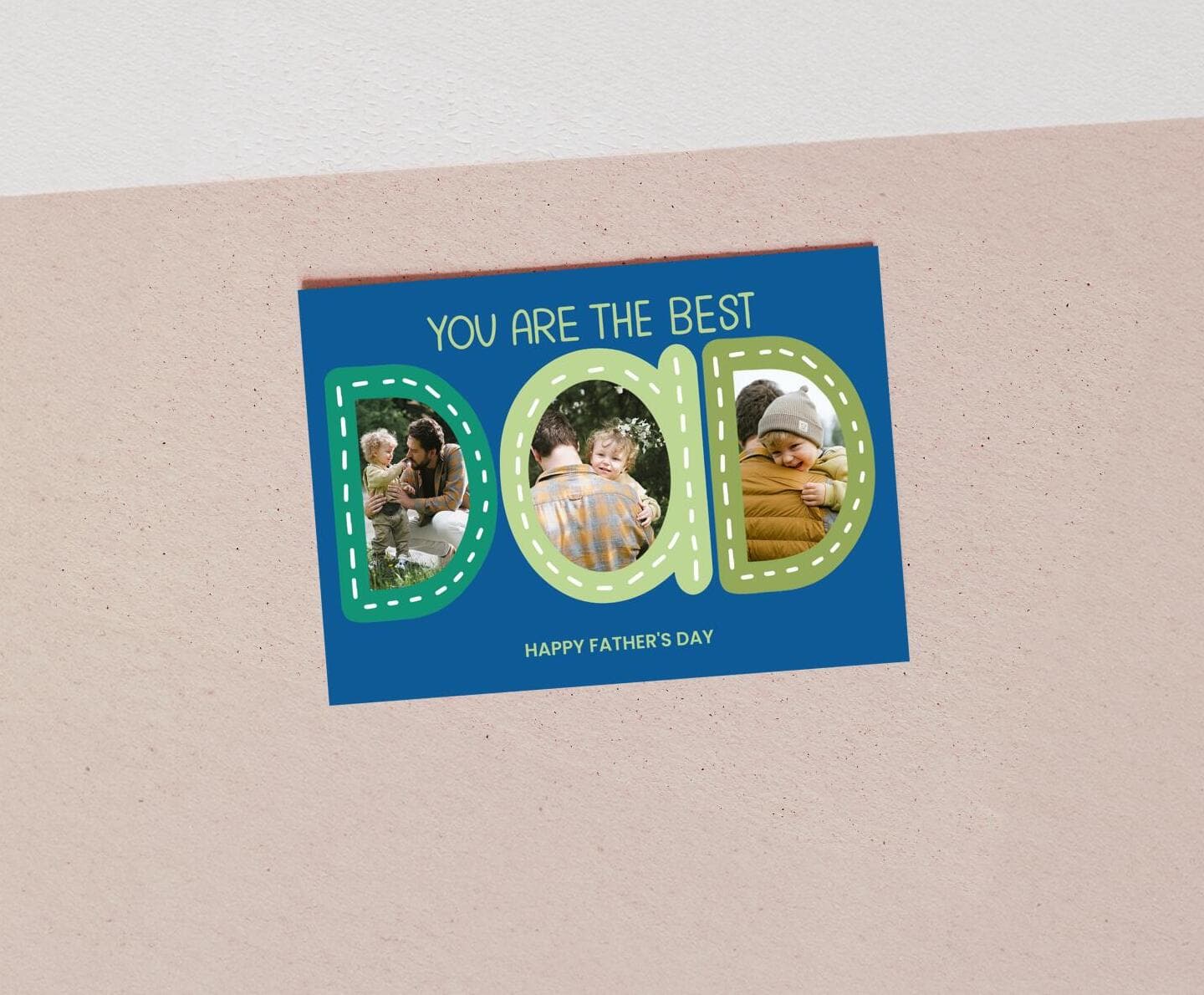 Playful Dad Typography Card