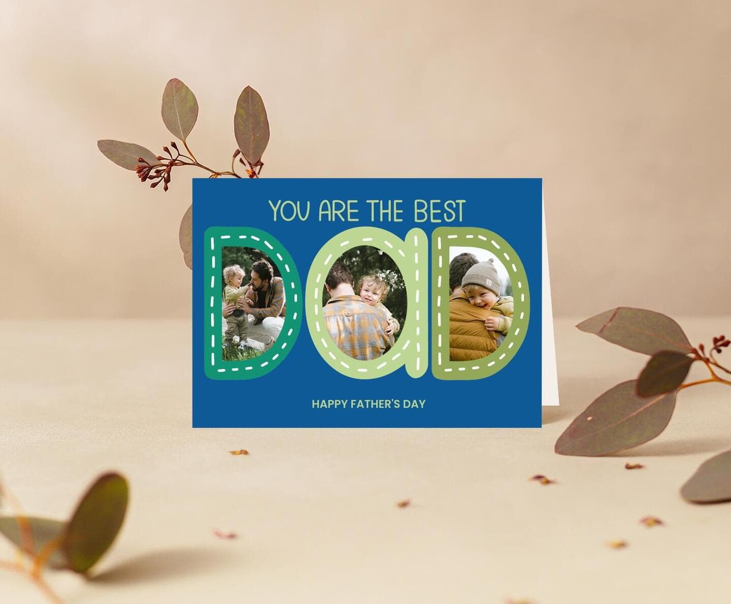 Playful Dad Typography Card