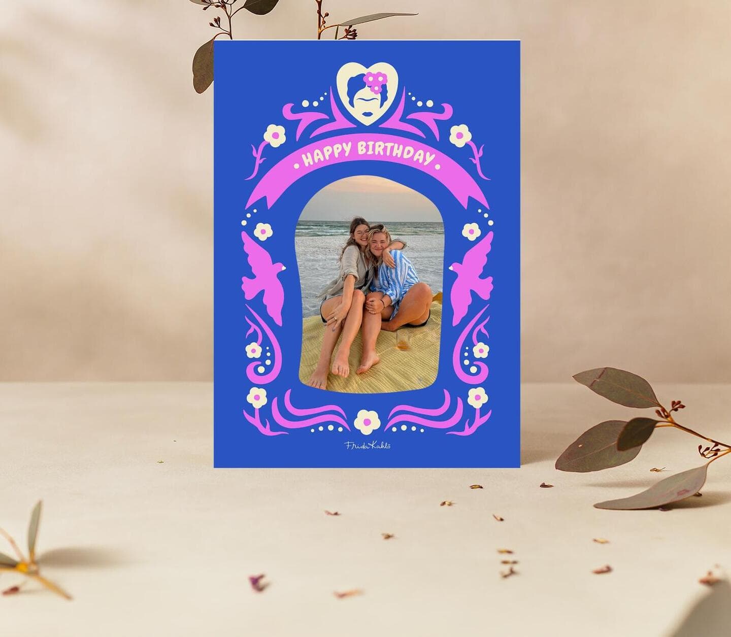 Frida Kahlo™ Blue Ornaments Card