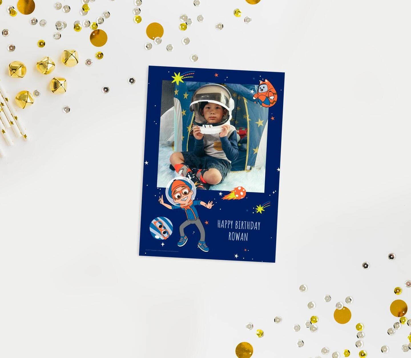 Blippi™ Space Astronaut Card