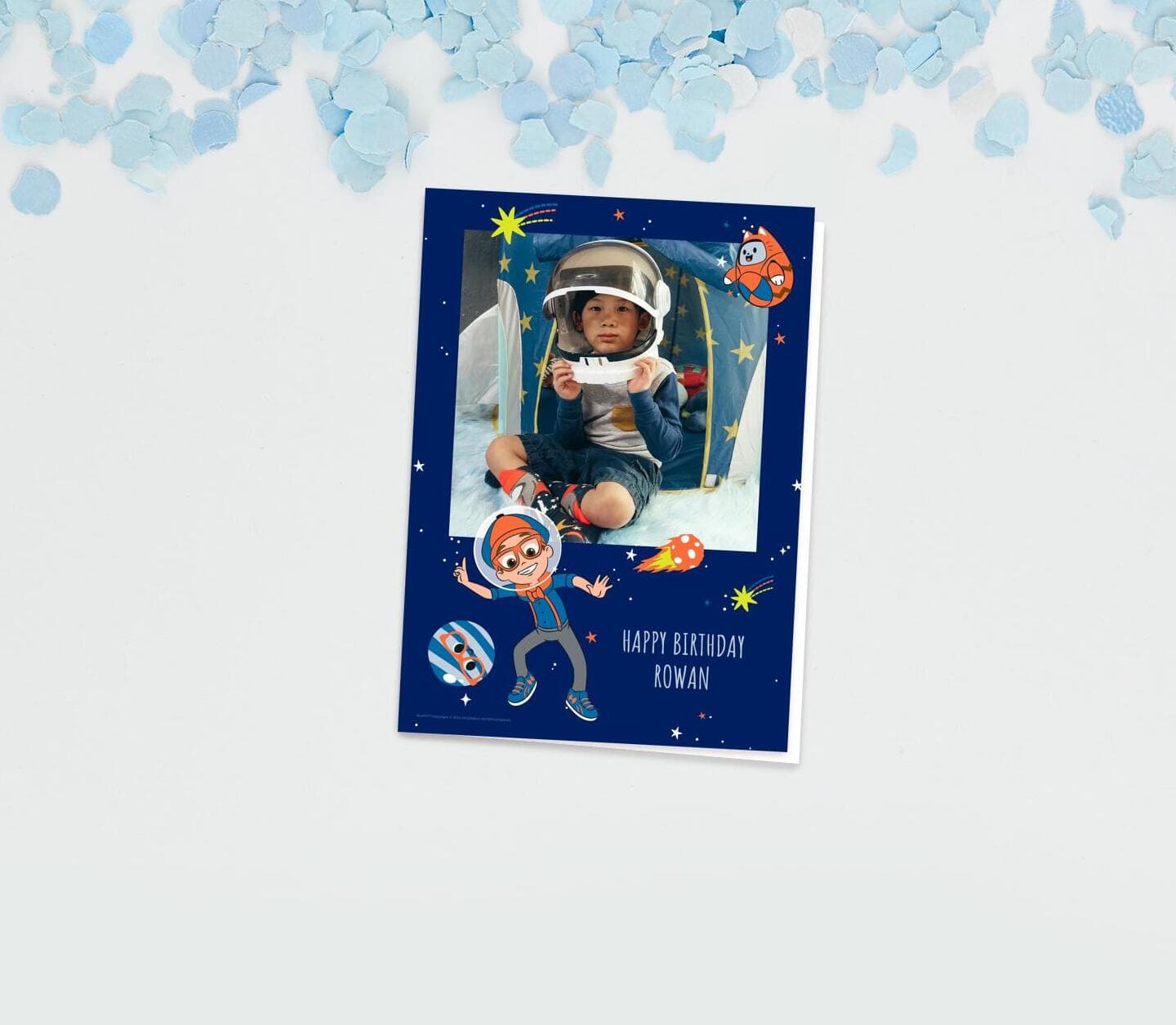 Blippi™ Space Astronaut Card