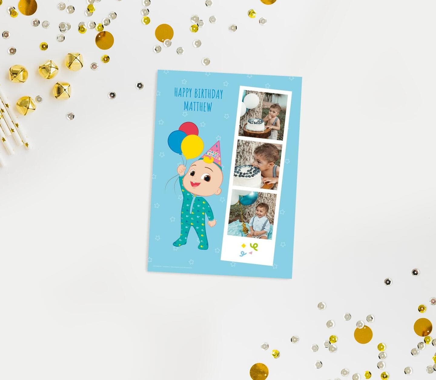 CoComelon™ Balloons Party Card