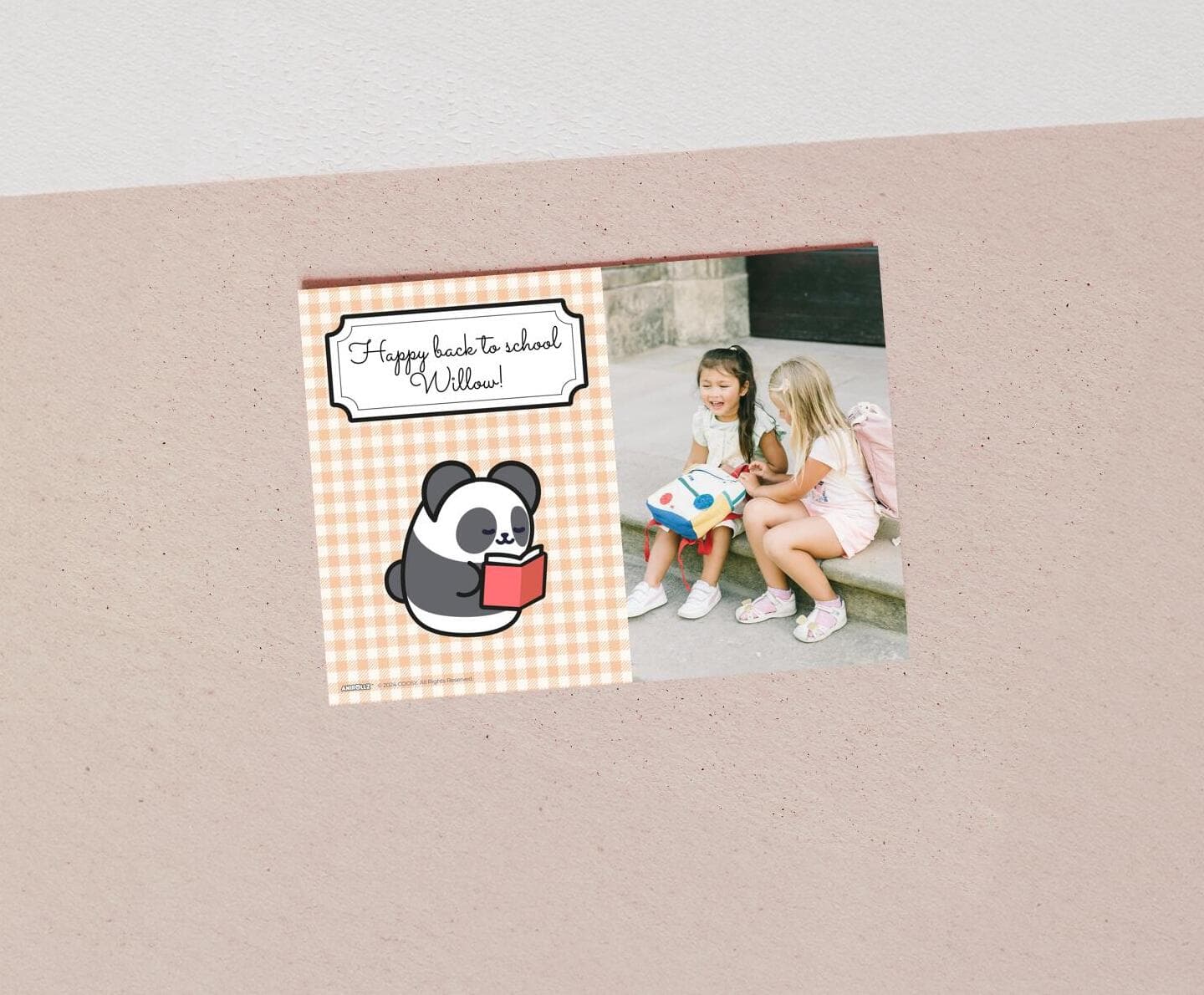 Anirollz® Orange Label School Card