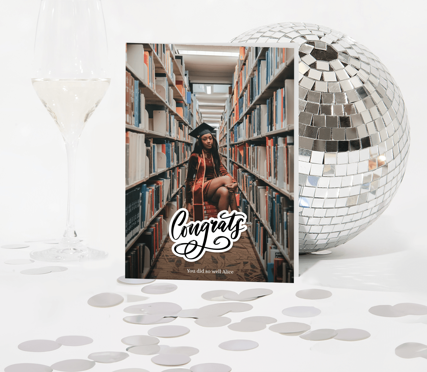 Congrats Minimal Card