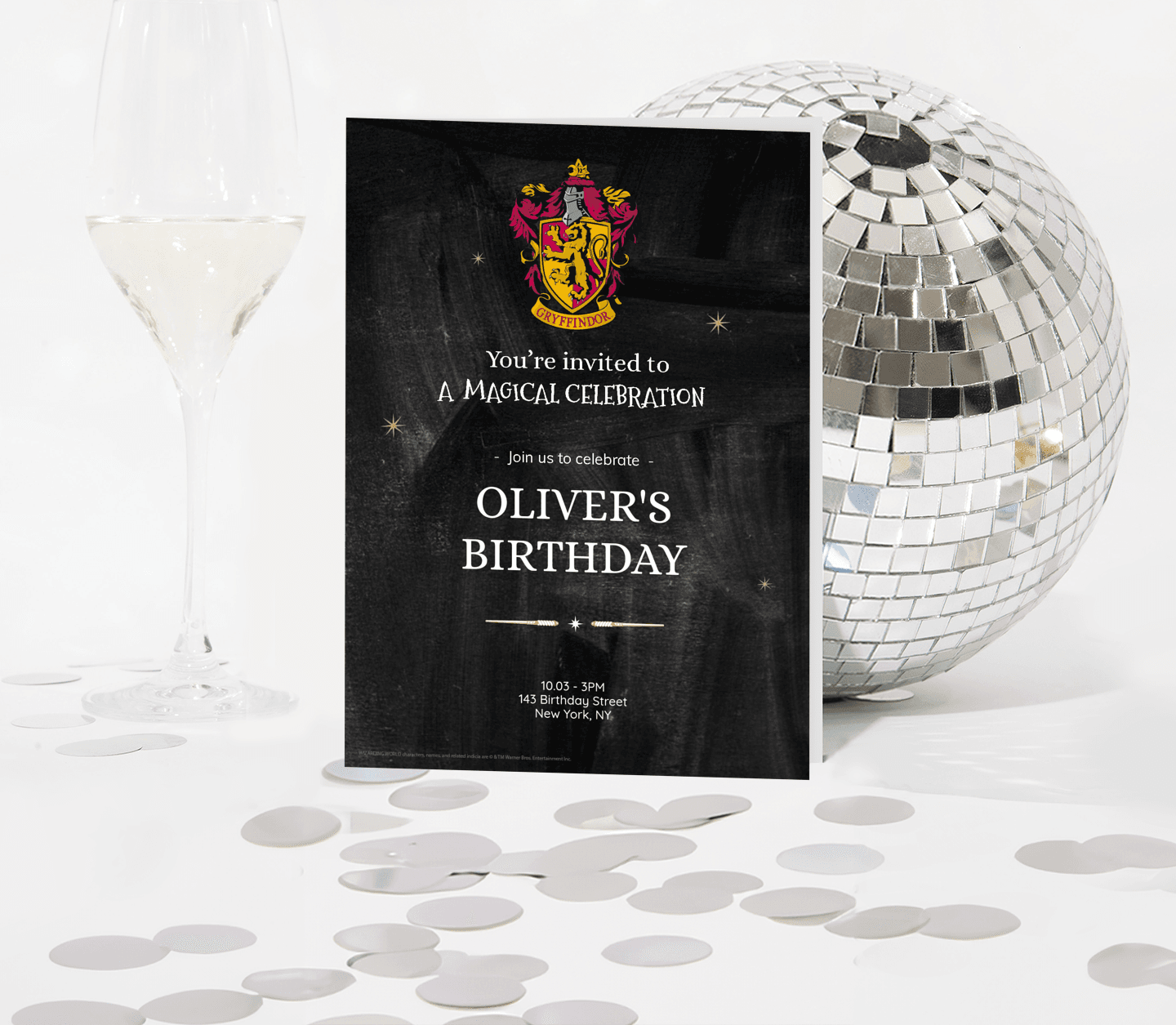 Harry Potter™ Birthday Gryffindor Card