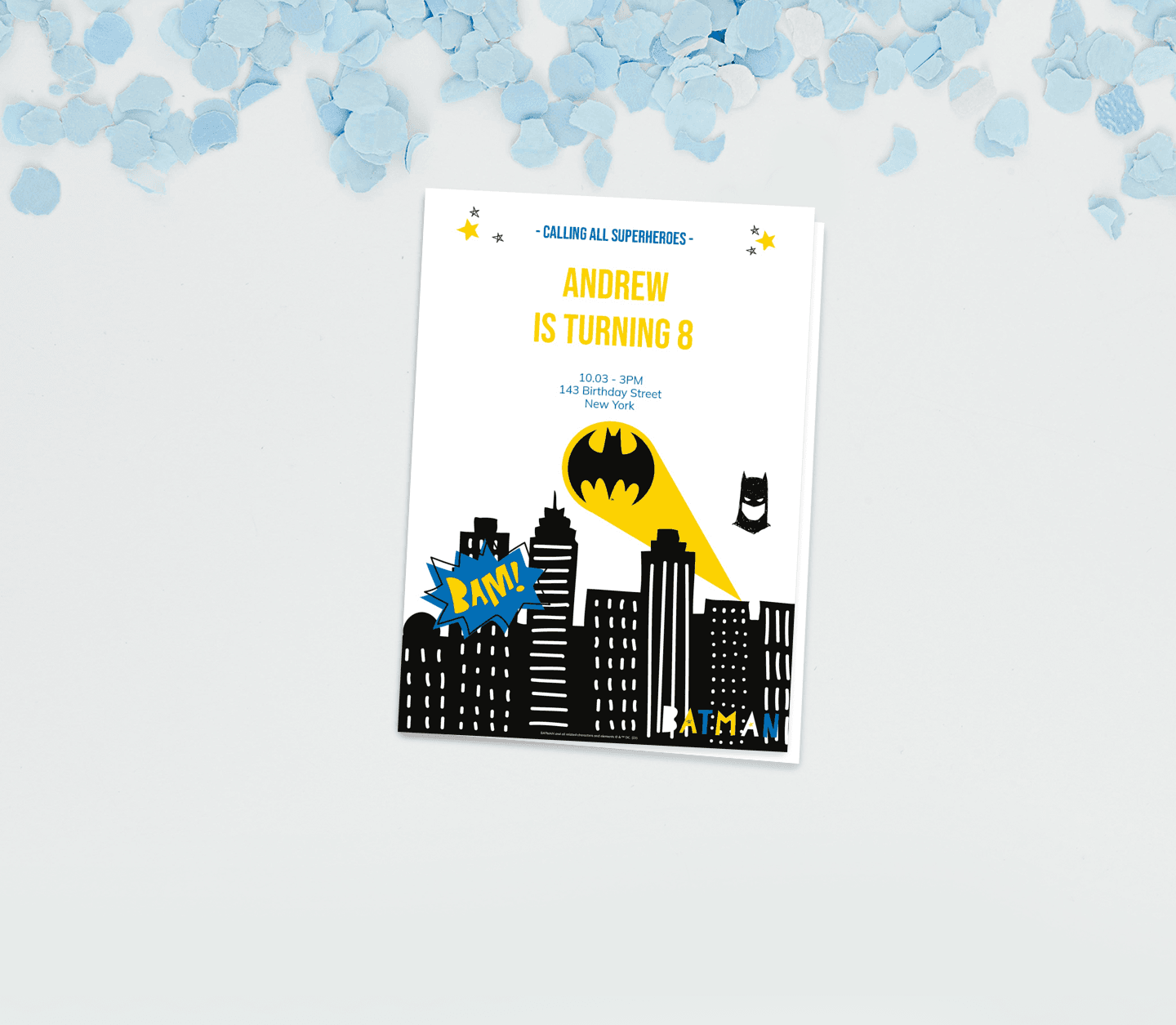 Batman™ Birthday Illustration Card