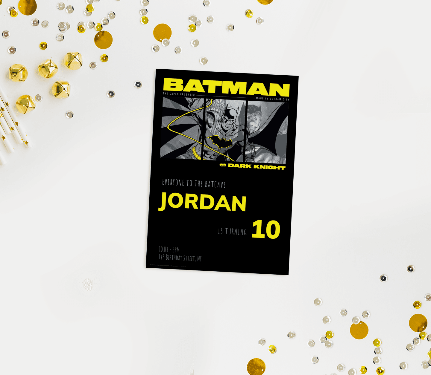 Batman™ Birthday Trio Card