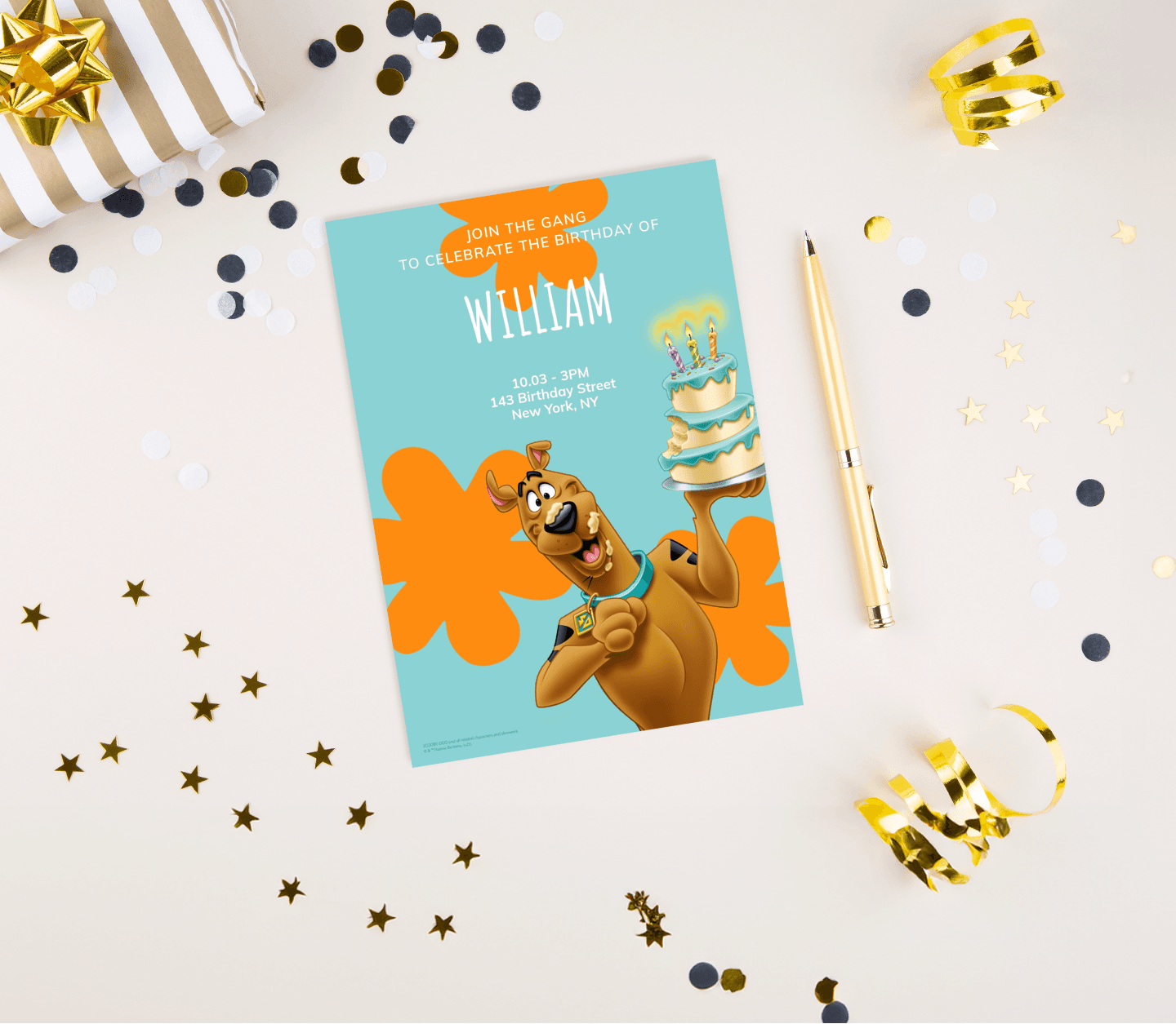 Scooby Doo™ Birthday Cake Card