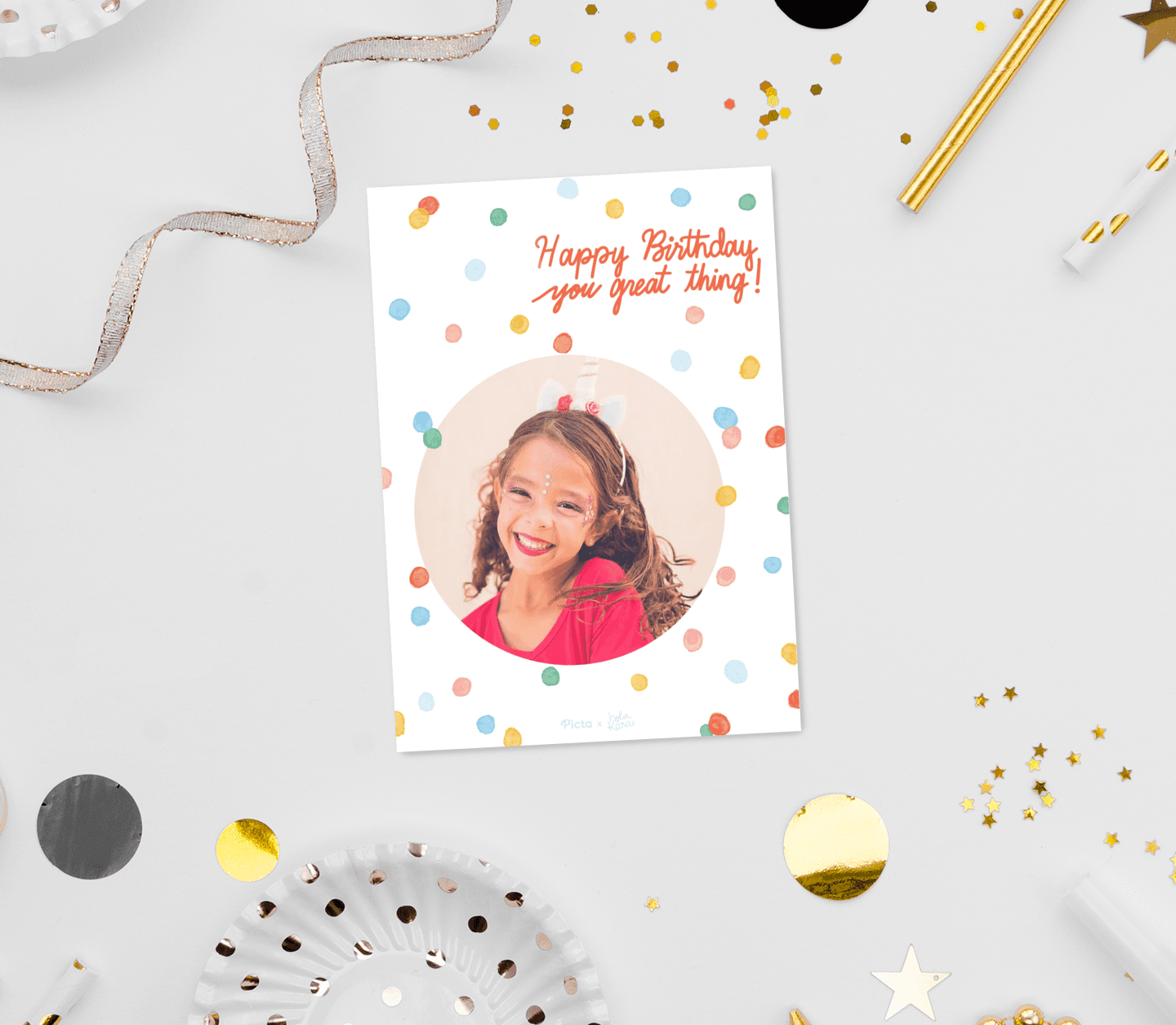 Confettis Card