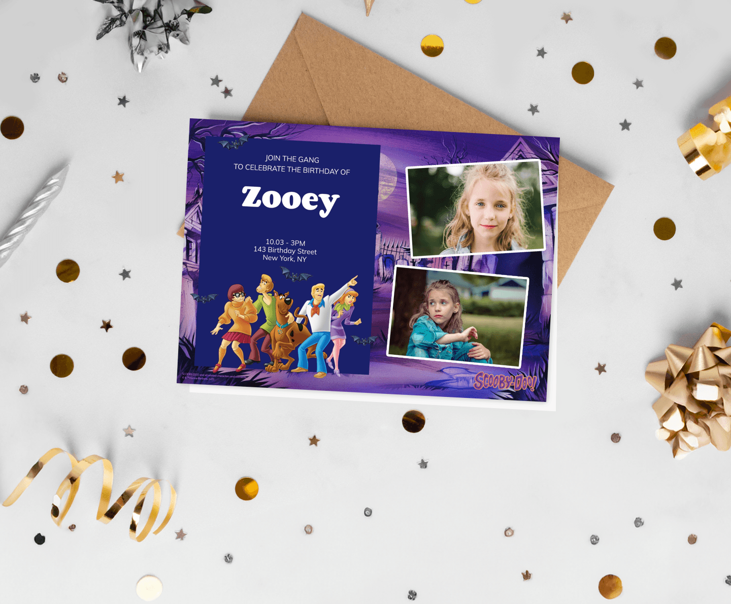 Scooby Doo™ Scary Party Card