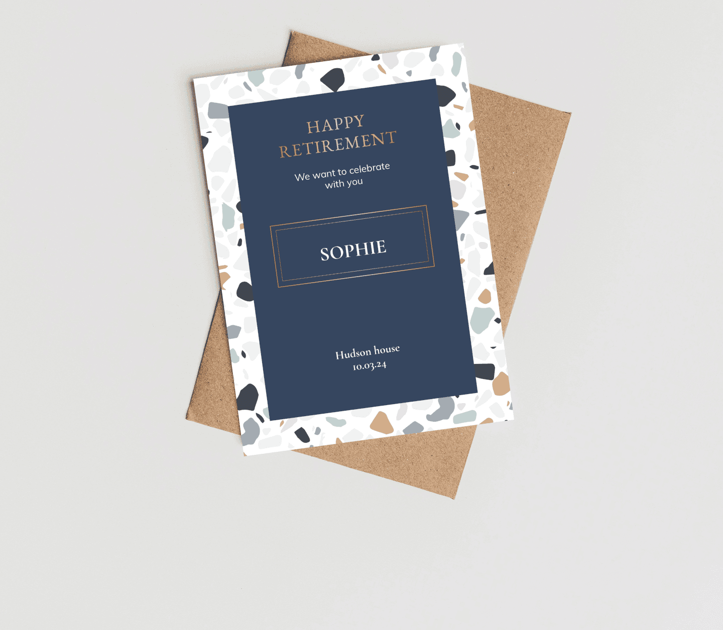 Retirement Marble Card