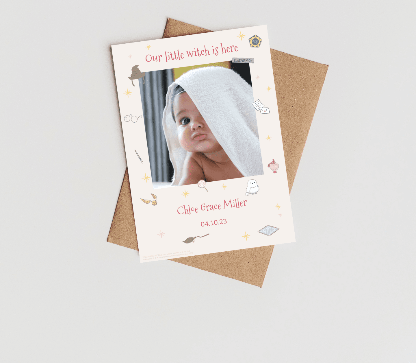 Harry Potter™ Witch Baby Card