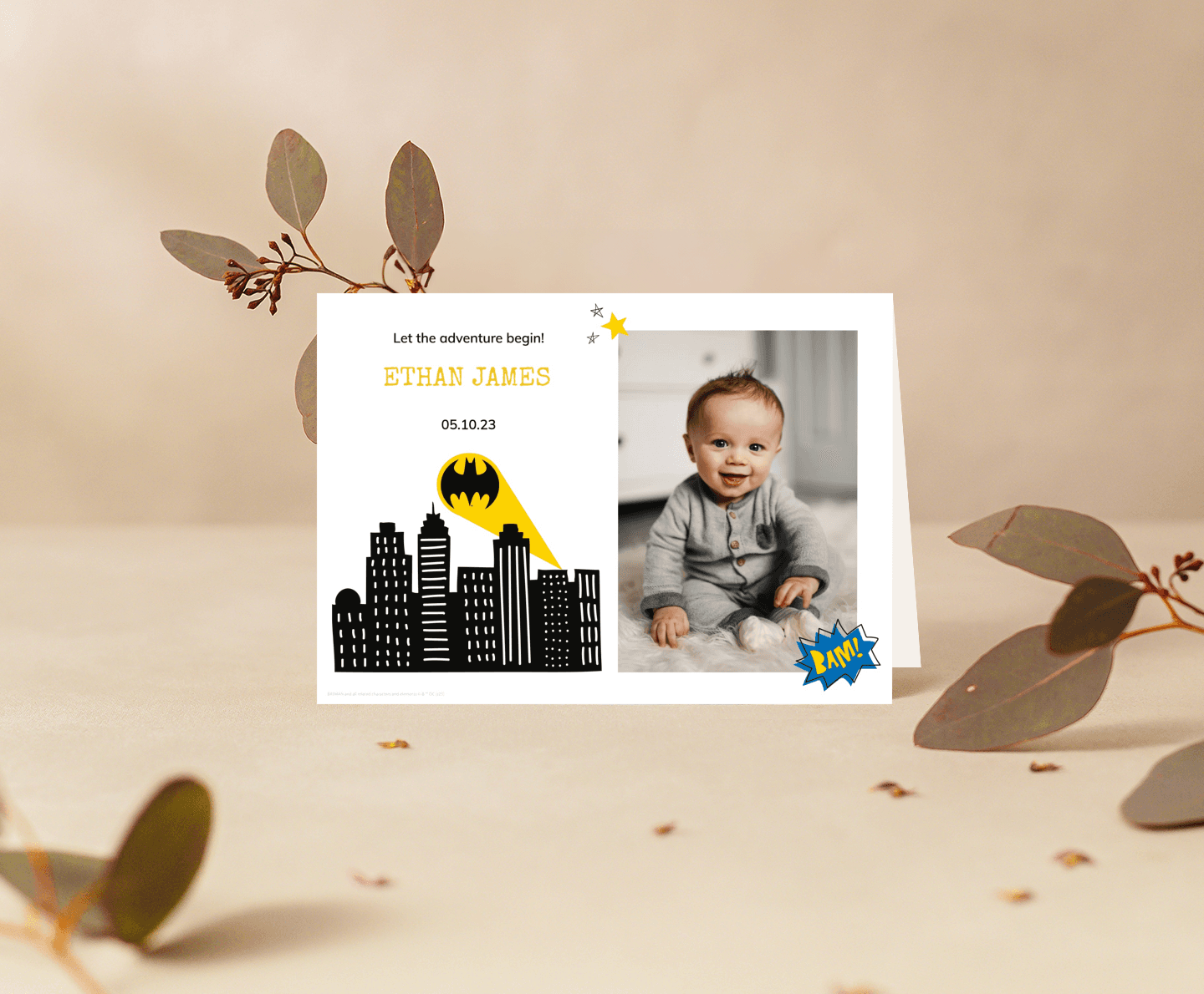 Batman™ Baby Comics Card