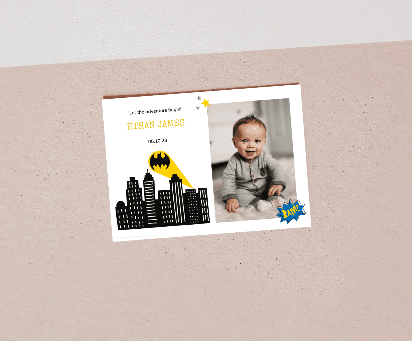 Batman™ Baby Comics Card