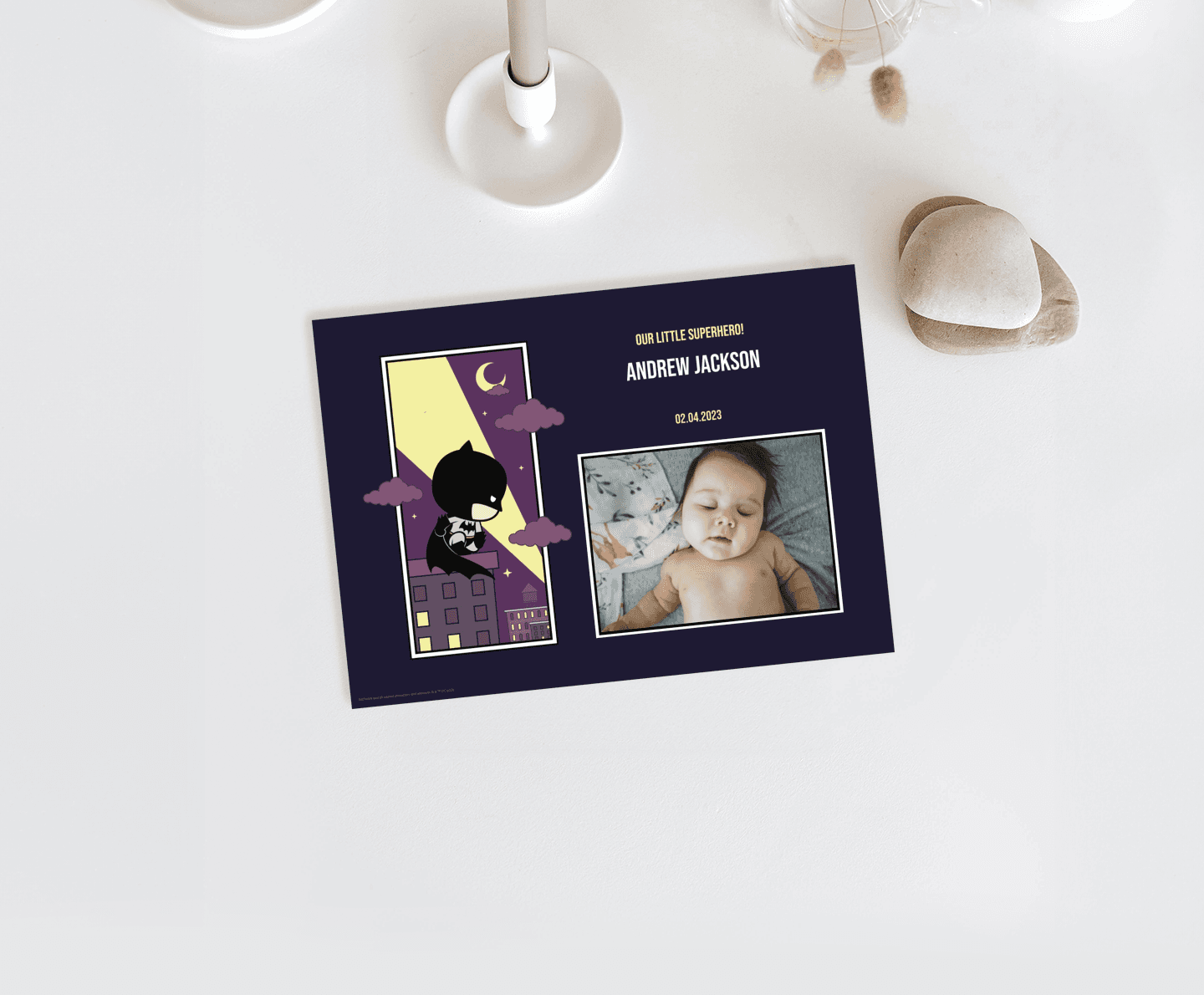 Batman™ Baby Bat Night Card