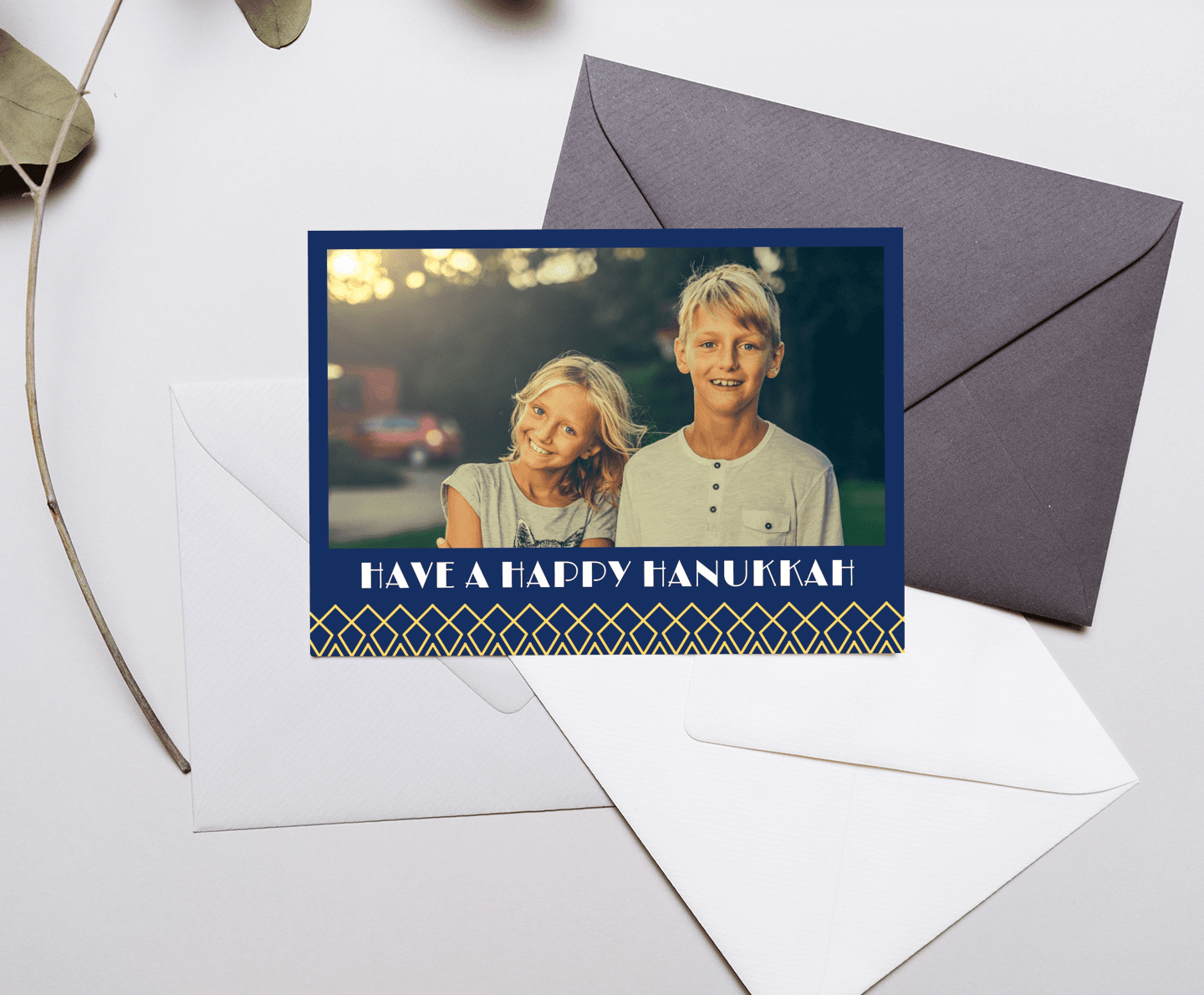 Classic Hannukah Card