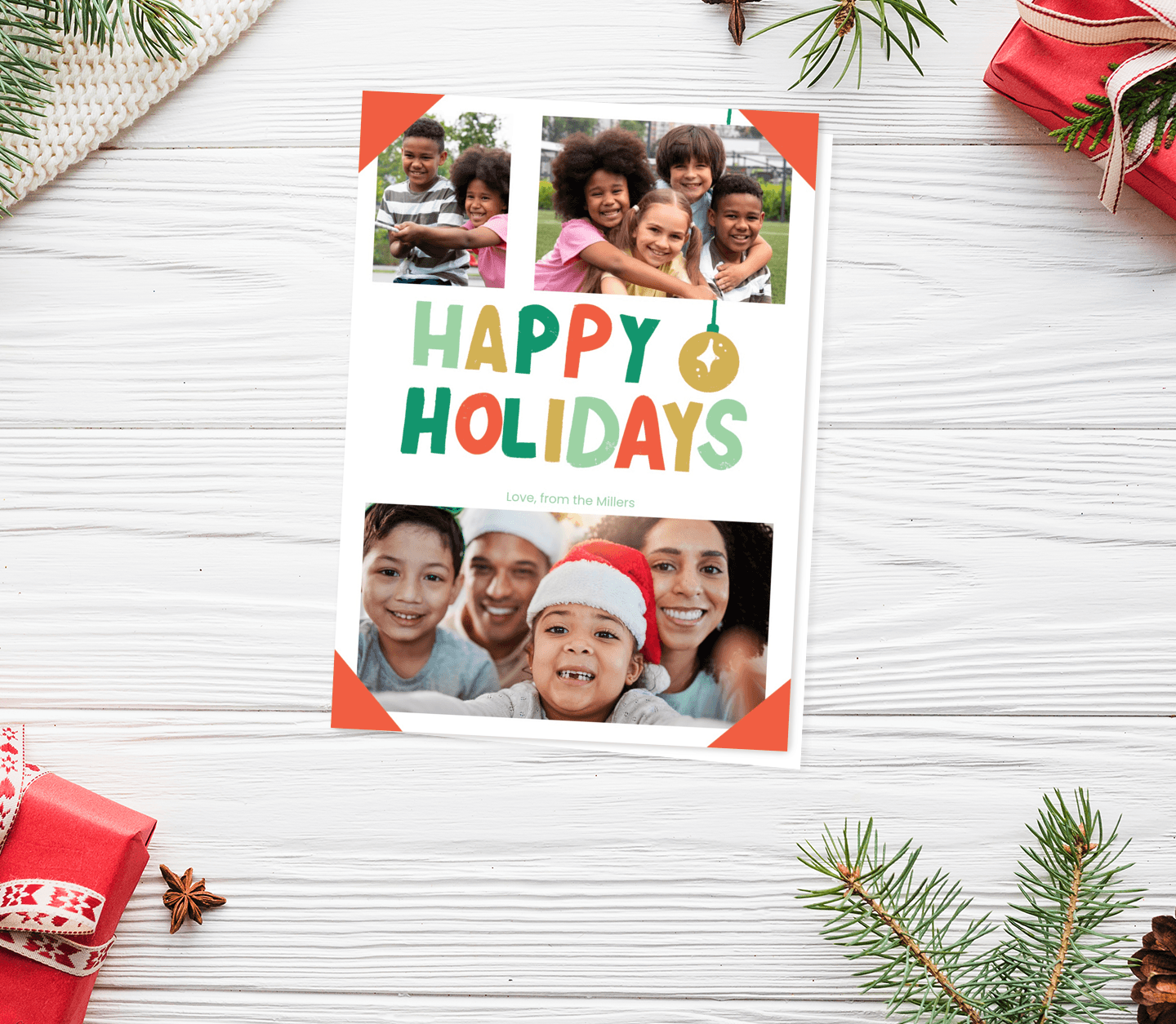 Colorful HappyHolidays Card