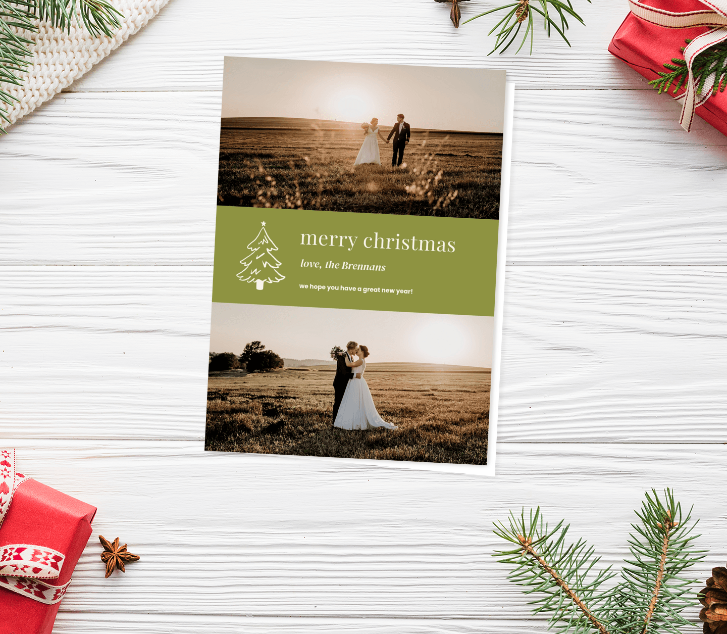 Pine Illustration Card