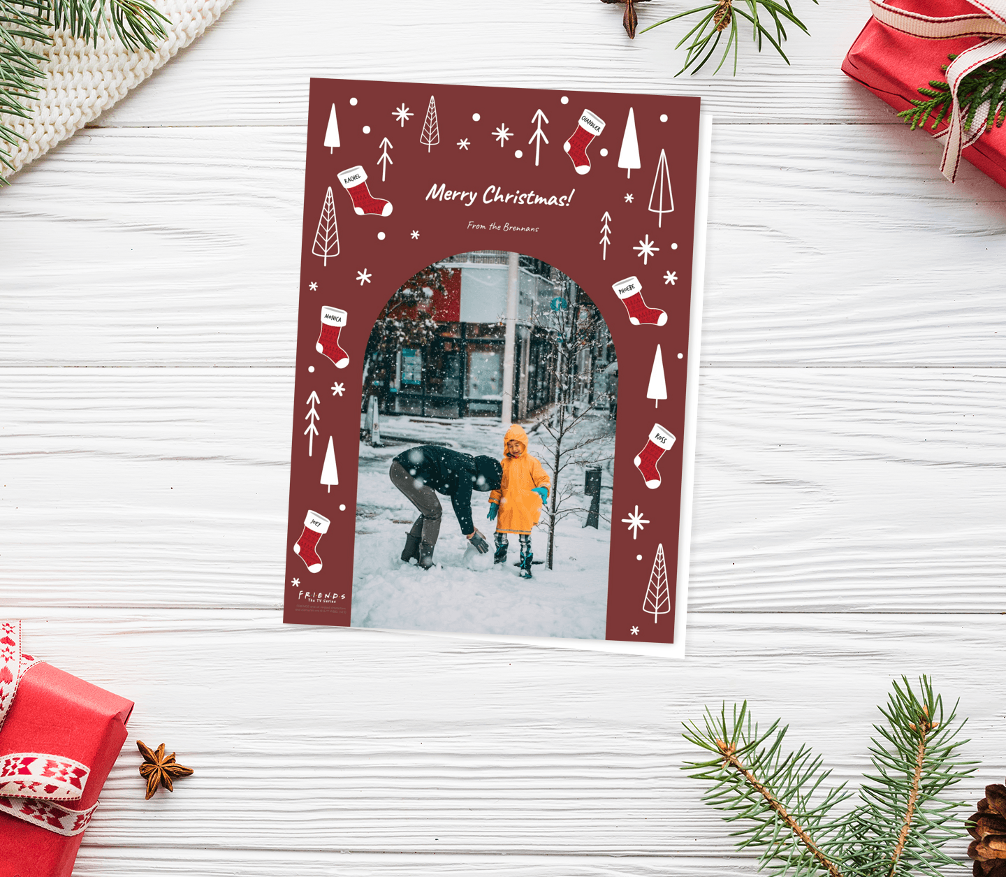 Friends™ Xmas Arch Card