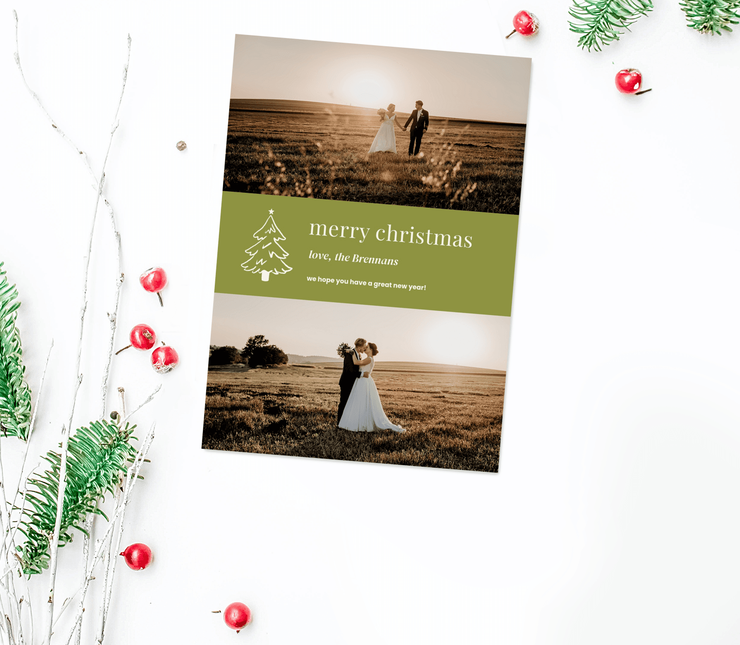 Pine Illustration Card