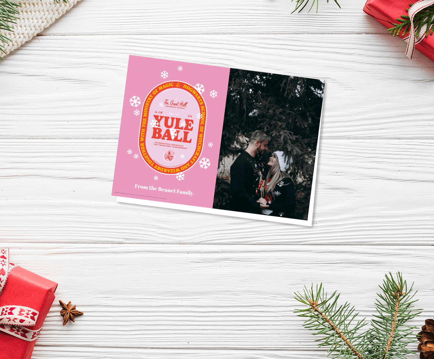 Harry Potter™ Christmas Yule Card