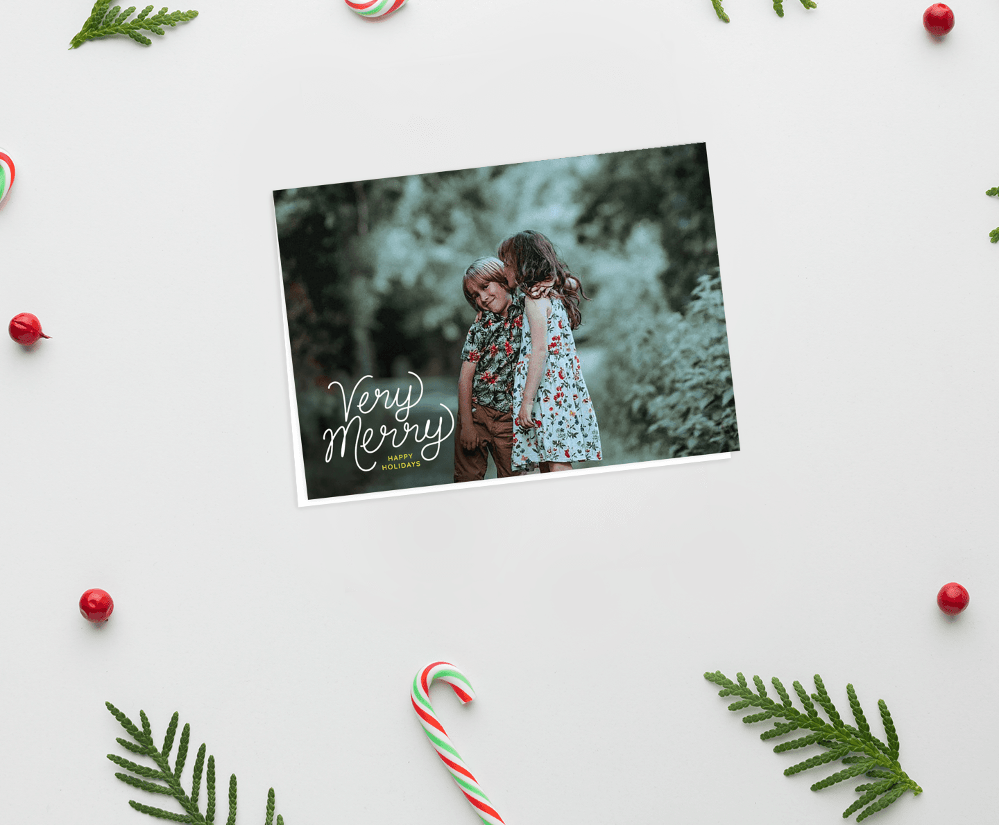 Minimal Overlay Card