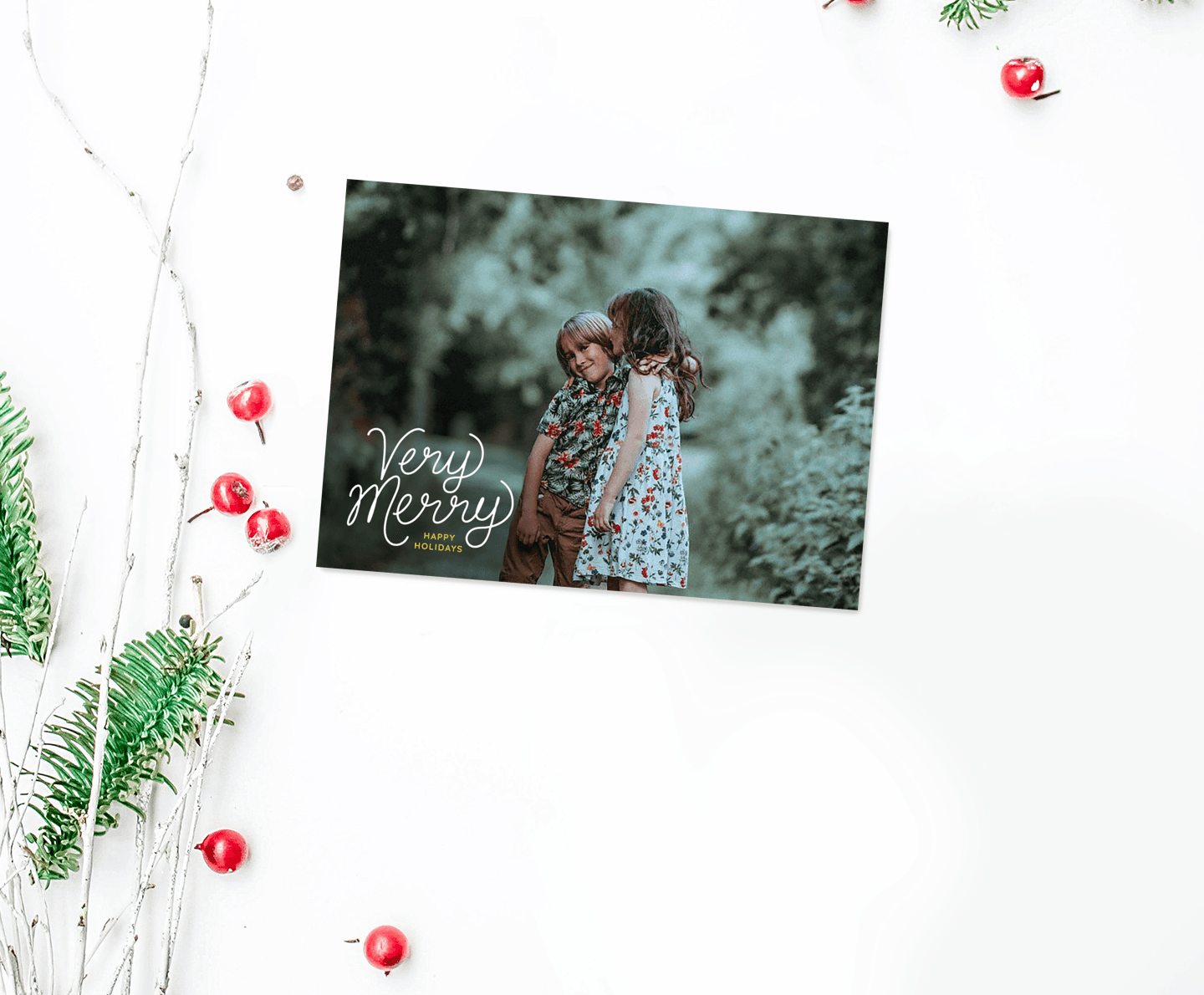 Minimal Overlay Card