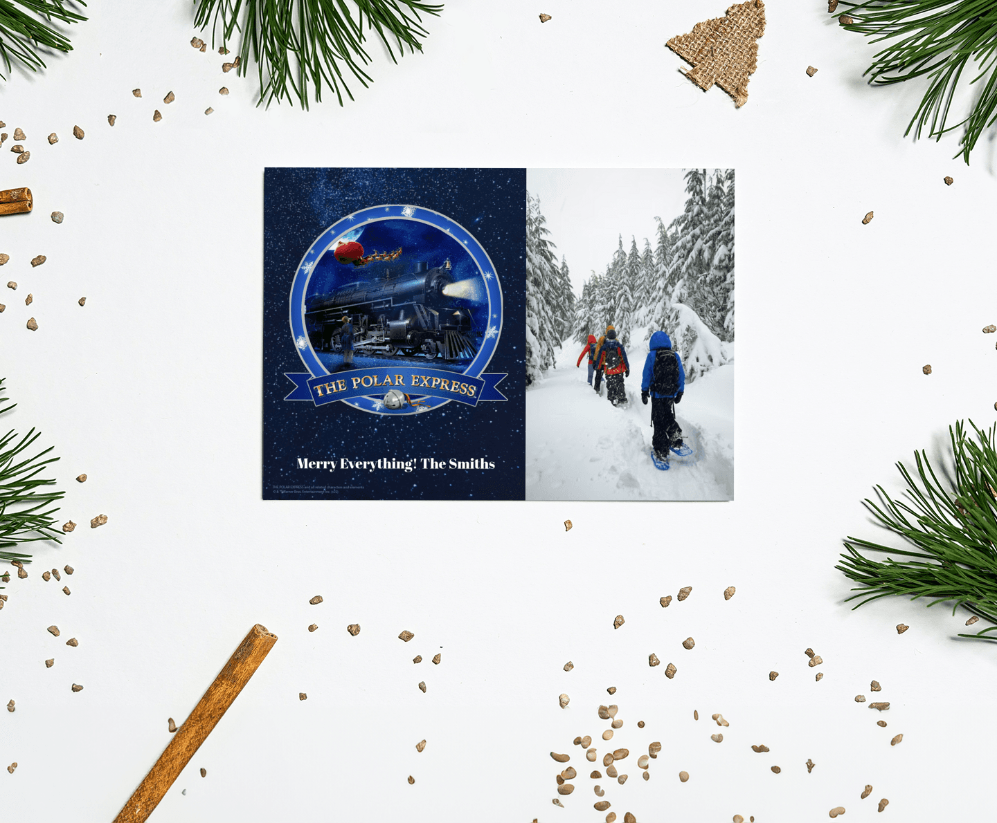 Polar Express™ Christmas Shield Card