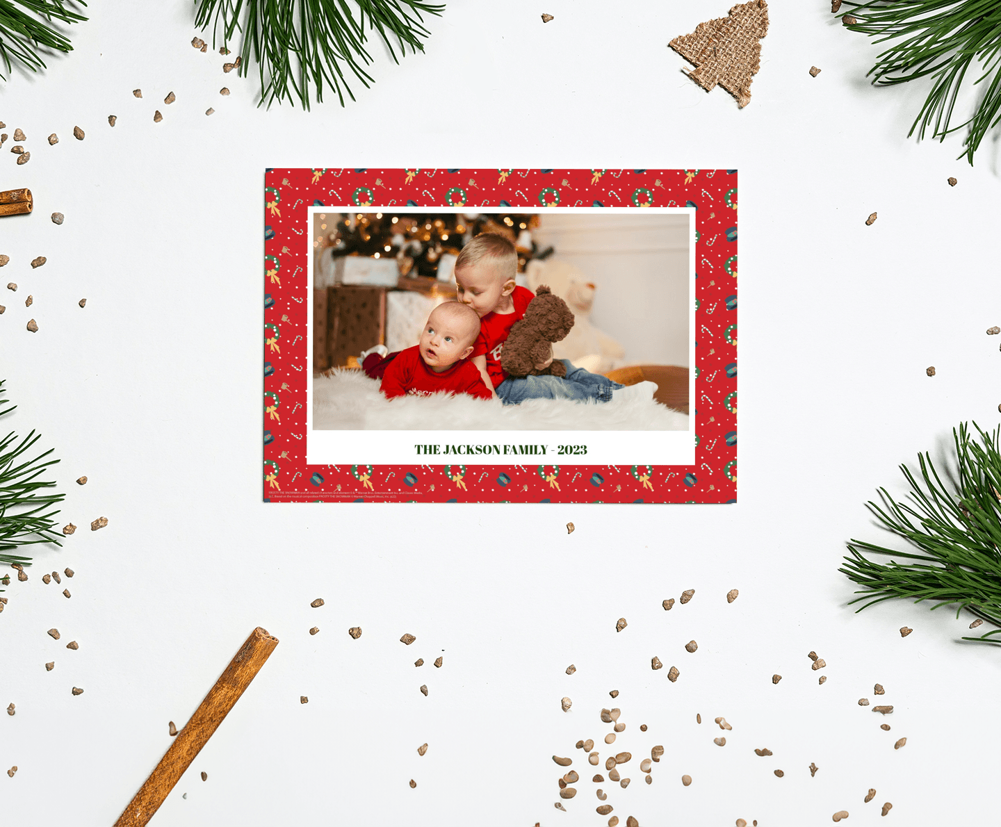 Frosty The Snowman™ Christmas Pattern Card