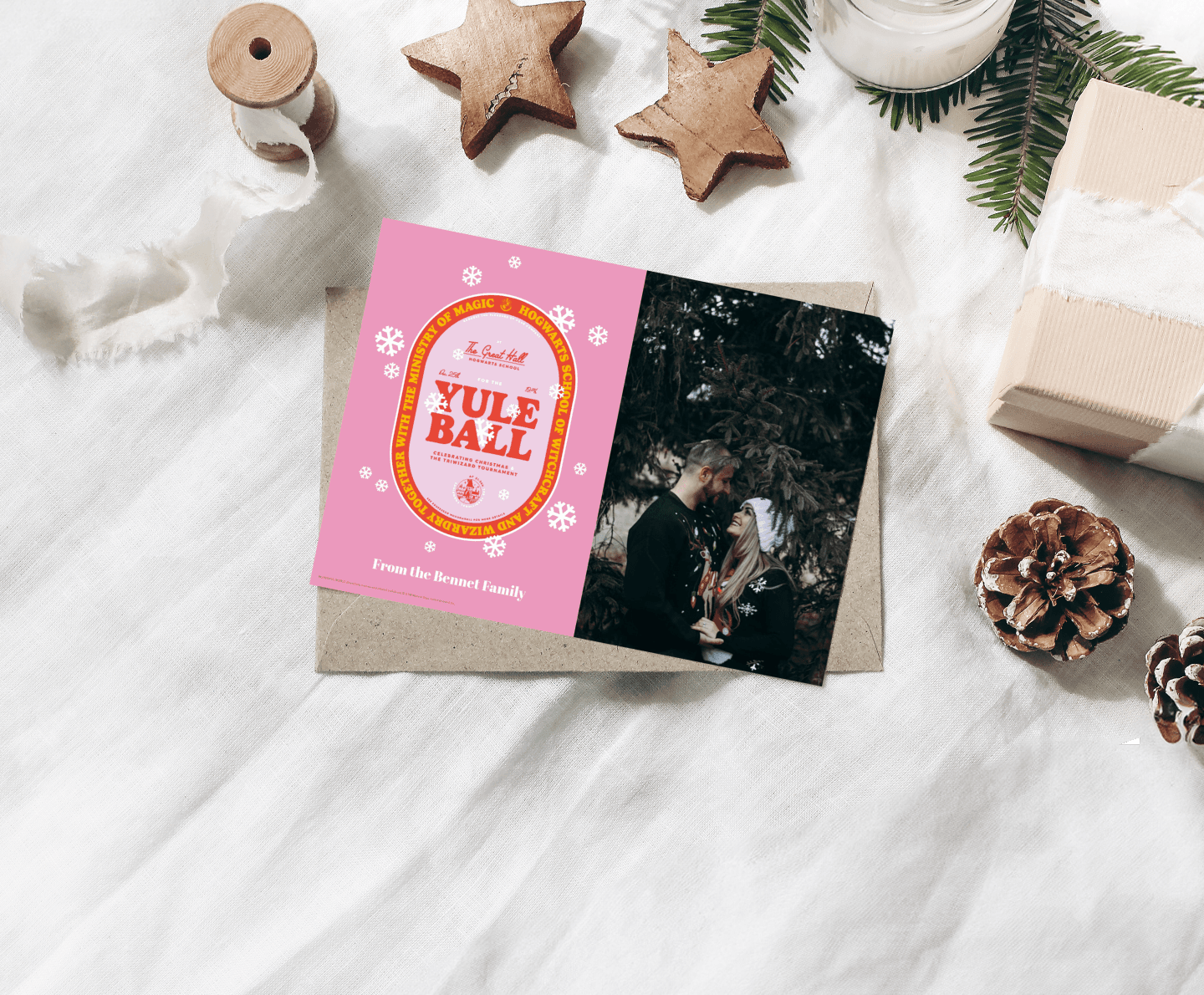 Harry Potter™ Christmas Yule Card