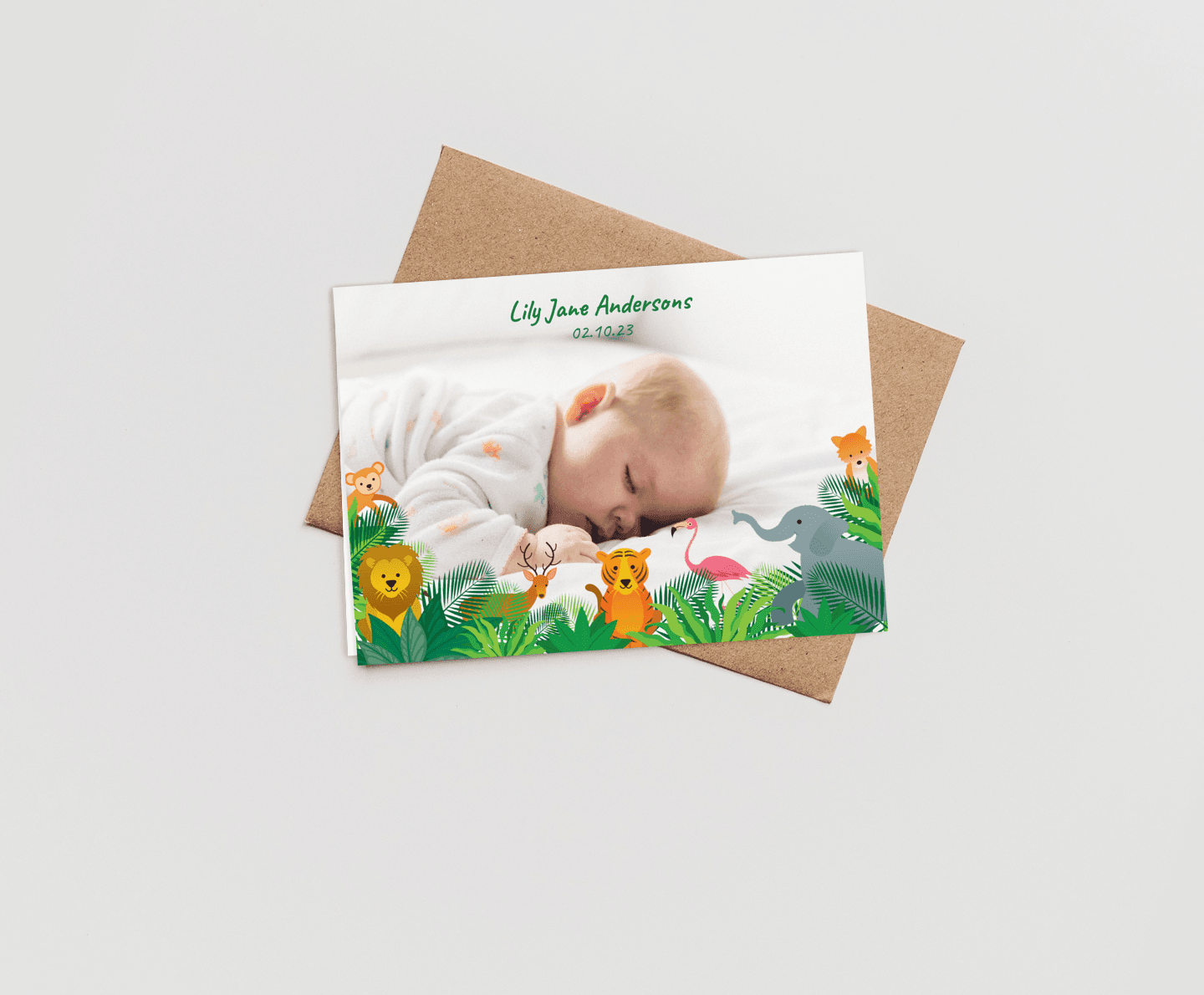 Jungle Baby Card