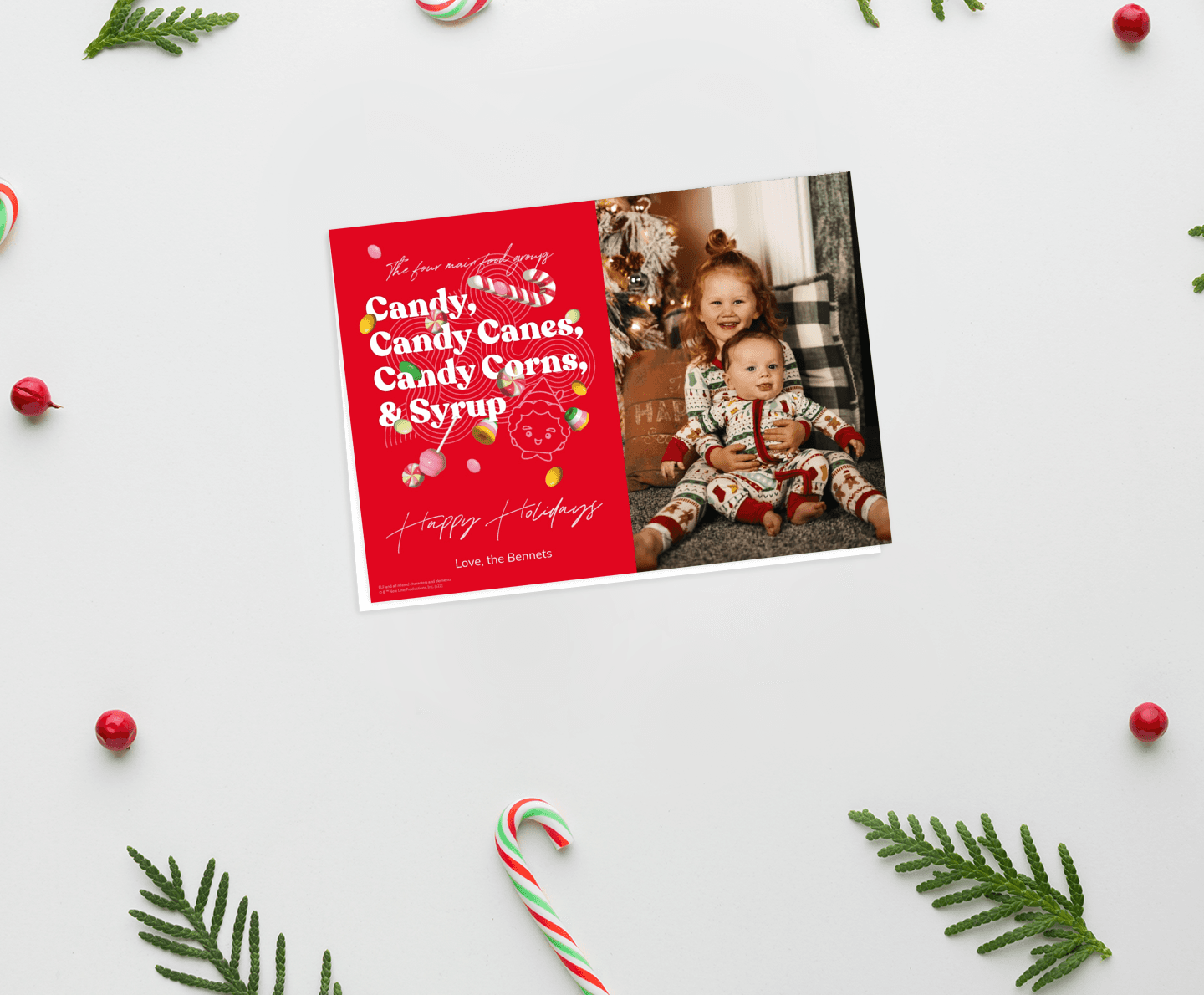 Elf™ Christmas Candy Card