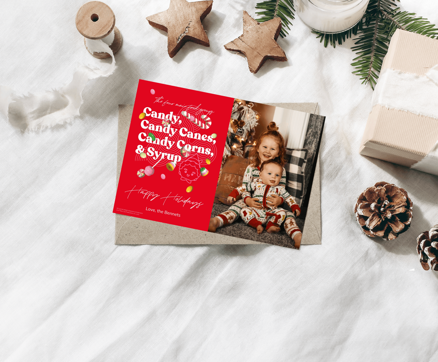 Elf™ Christmas Candy Card