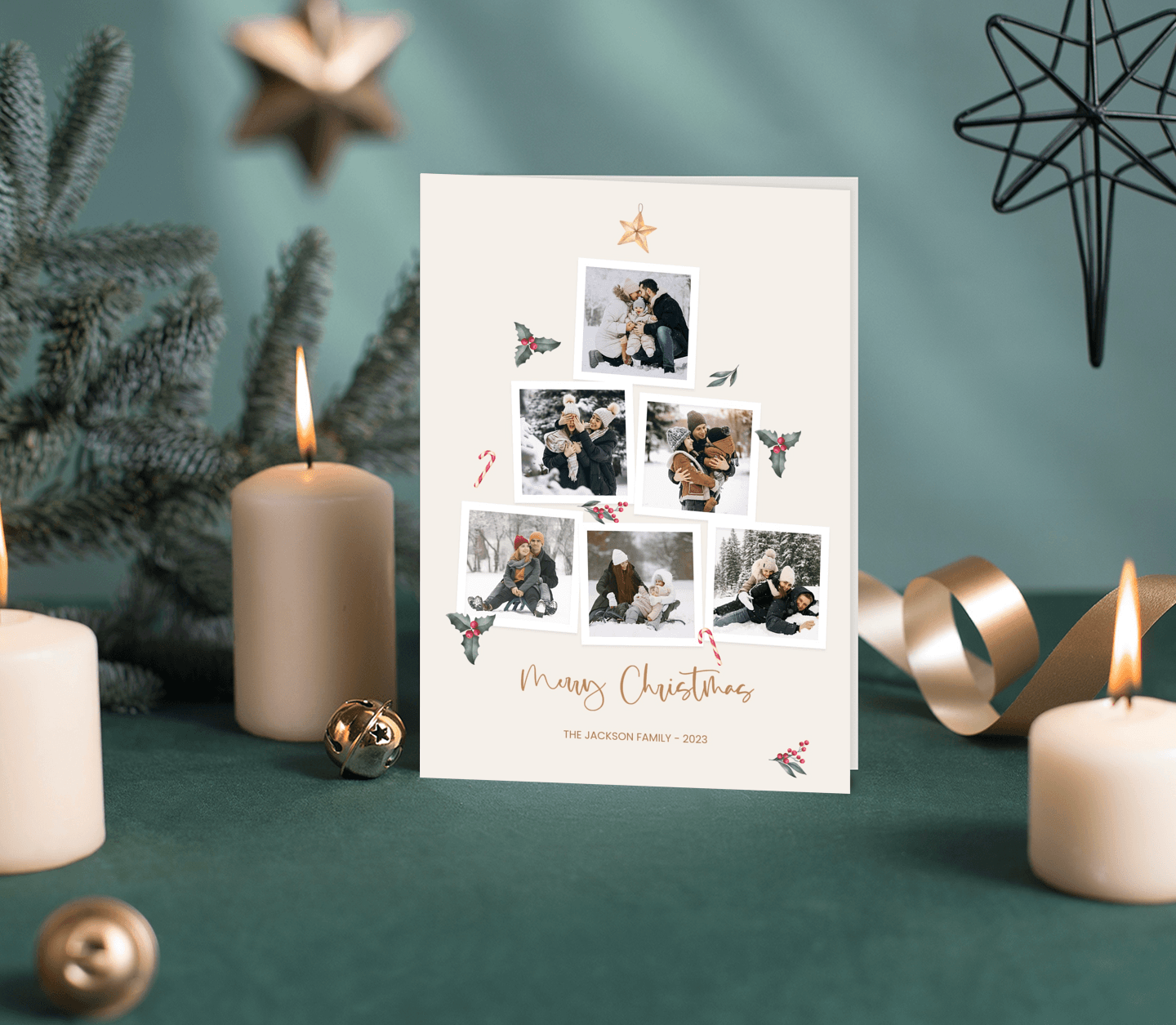 Multiphoto tree Card