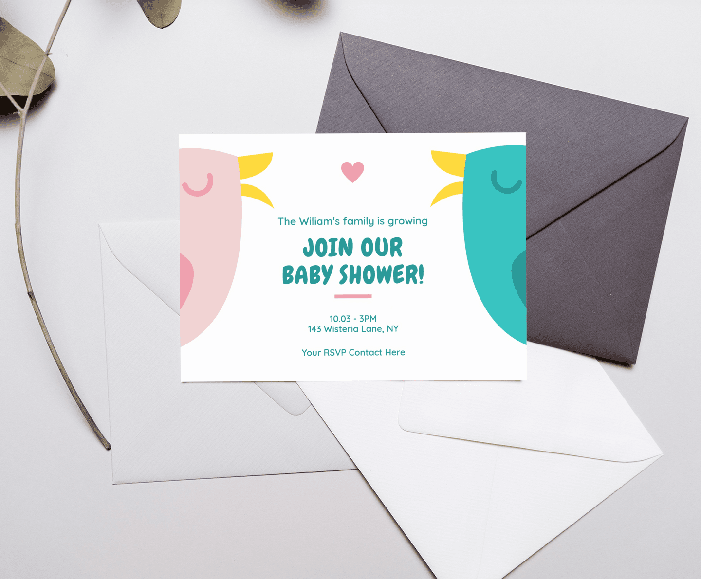 Baby Shower Card
