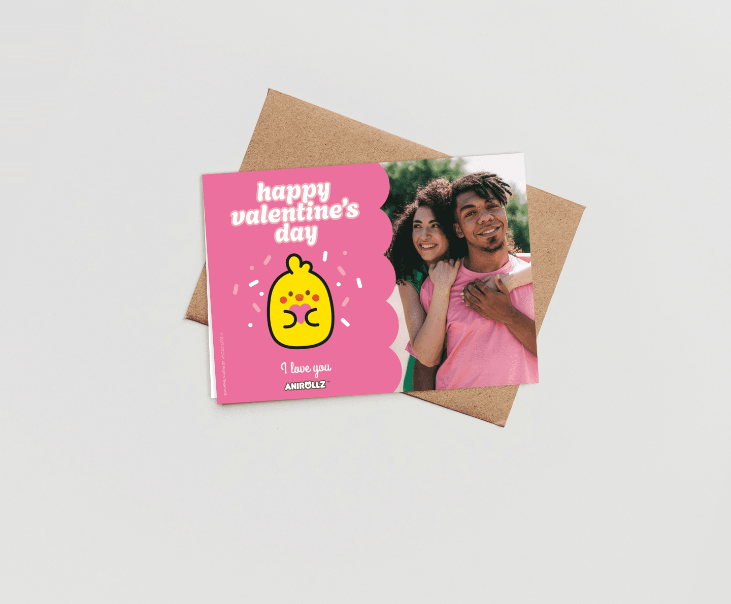 Anirollz® Be My Valentine Card