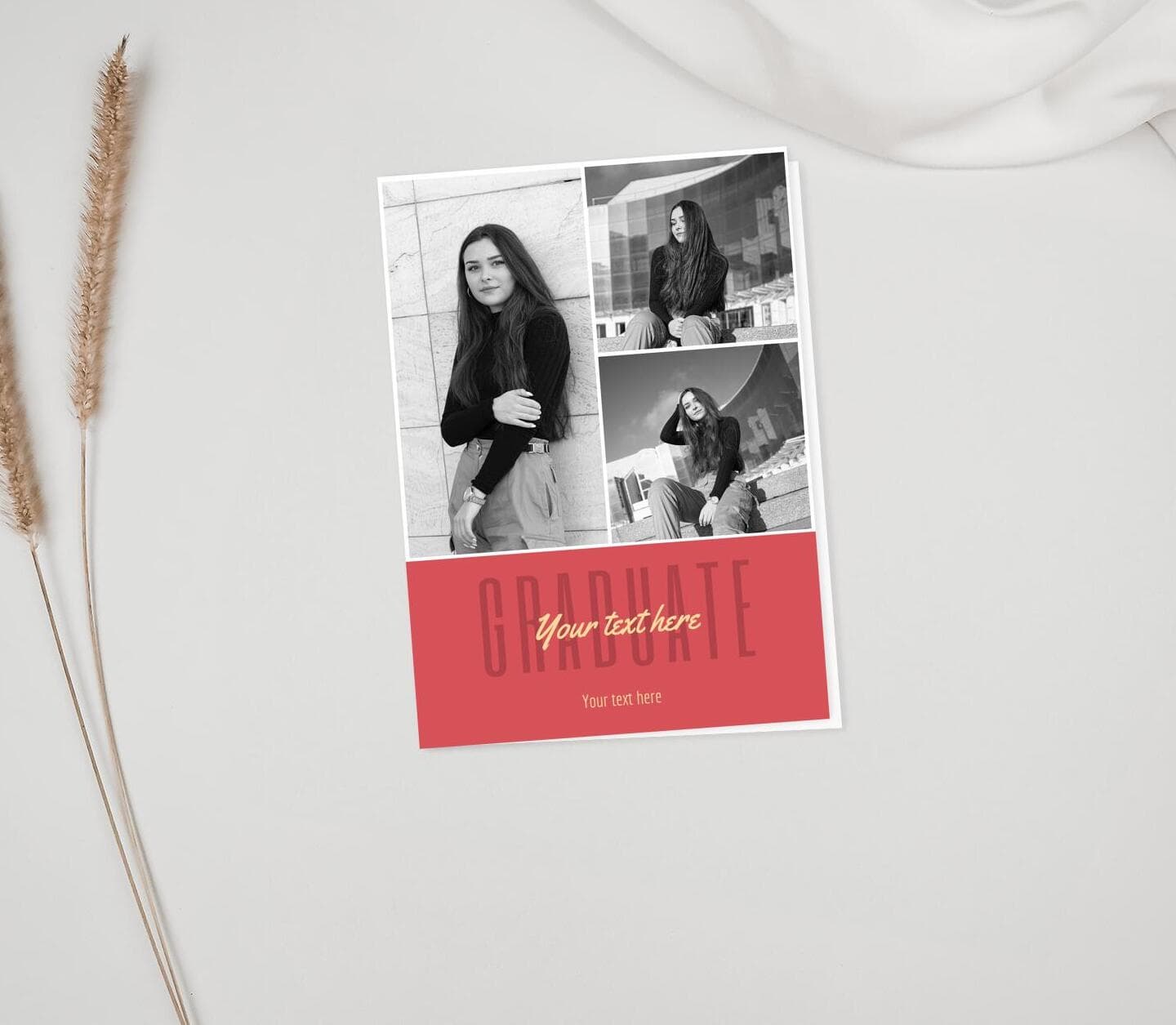 Red Grad Card