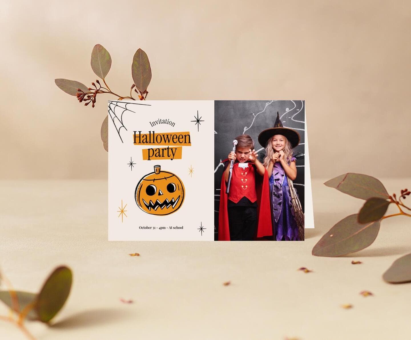 Spooky Party Card