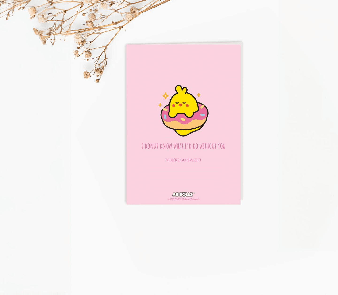 Anirollz® Love Donut Card