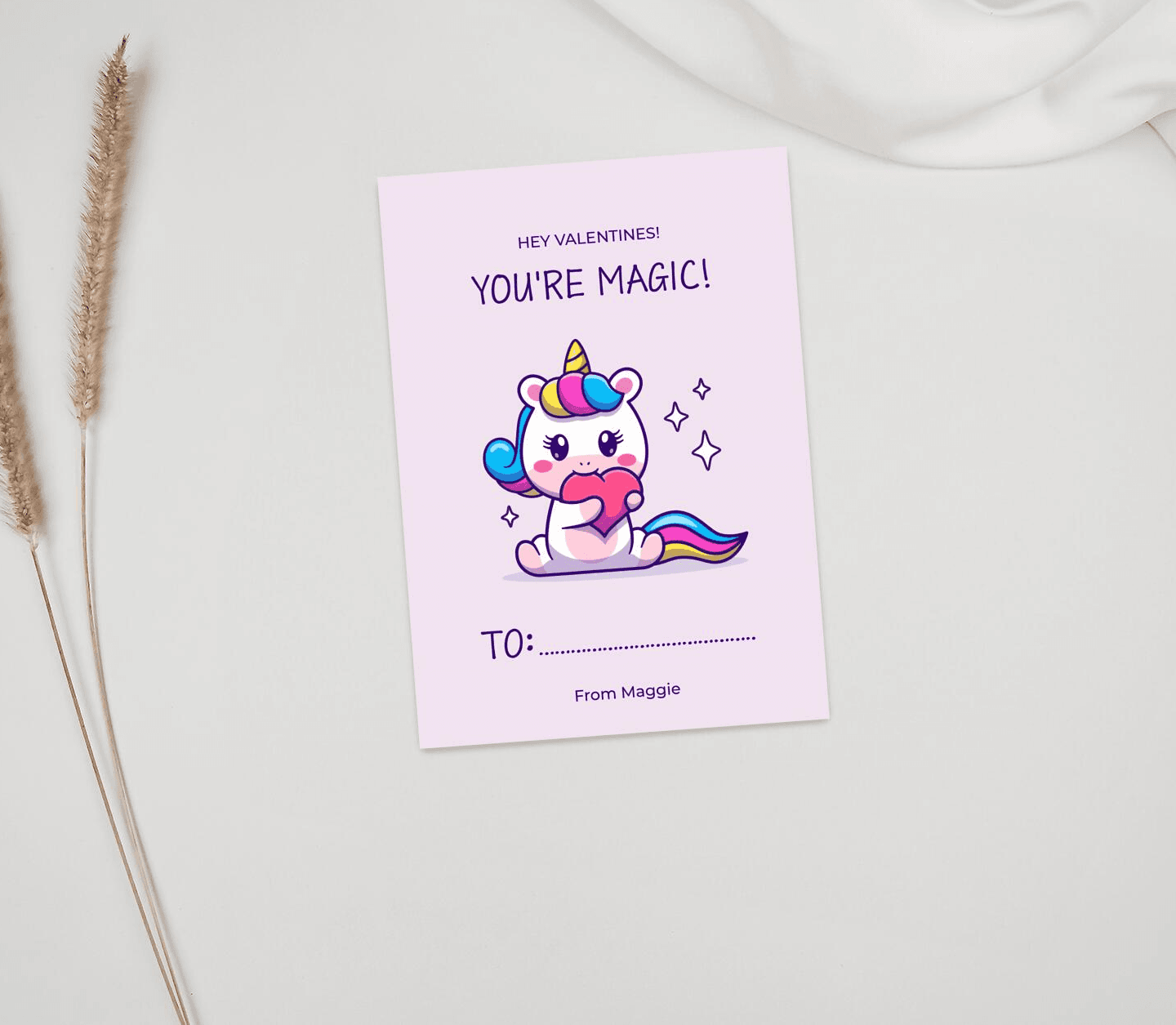 Cute Unicorn Card