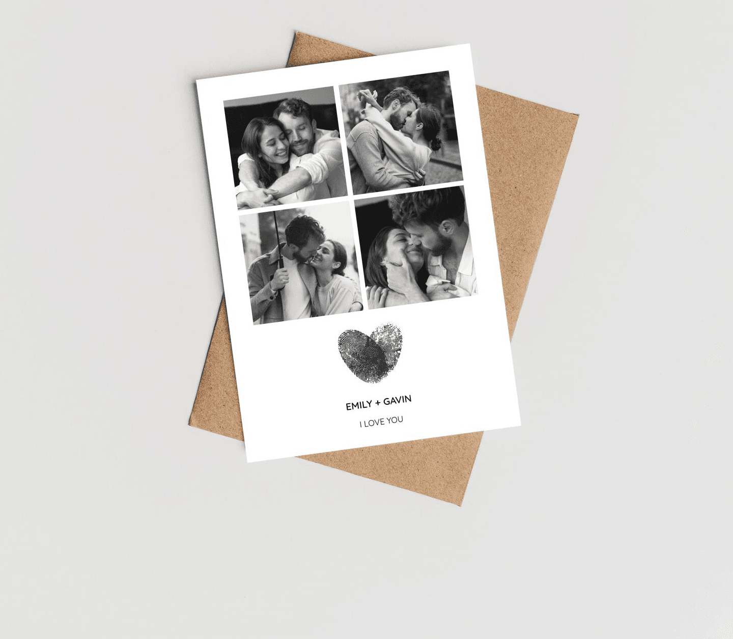 Love Finger prints Card