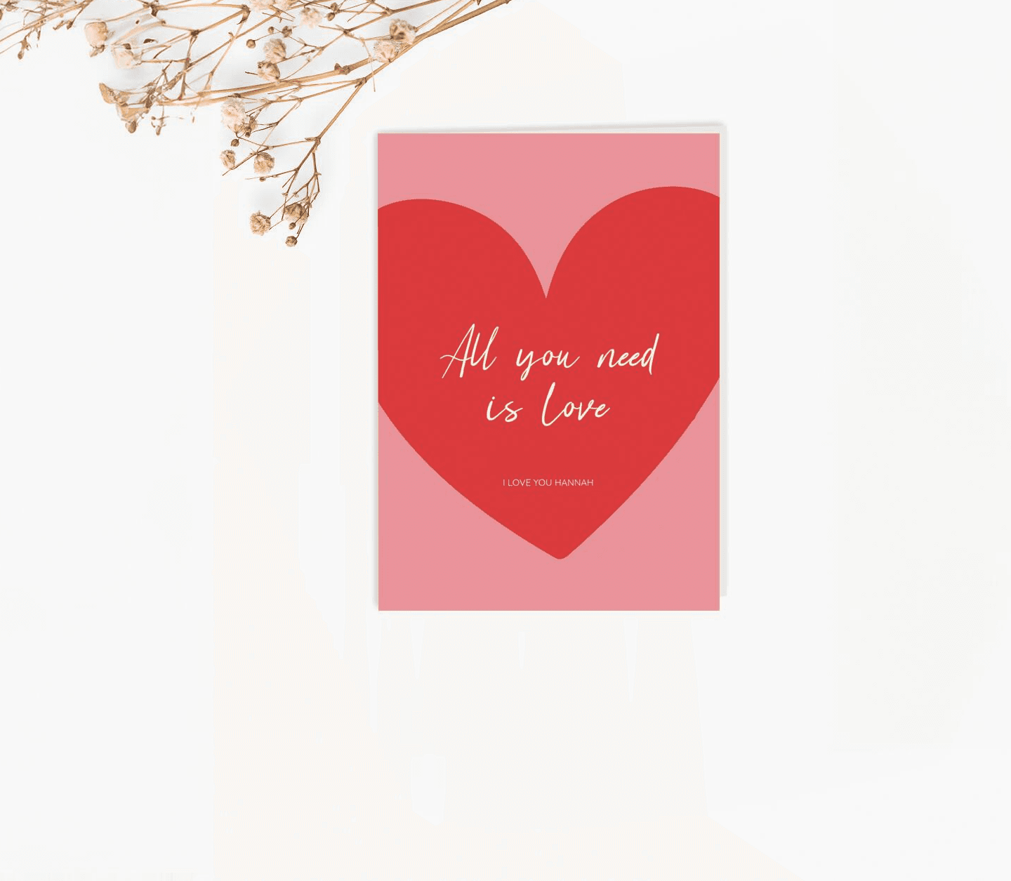 Big hearts Card