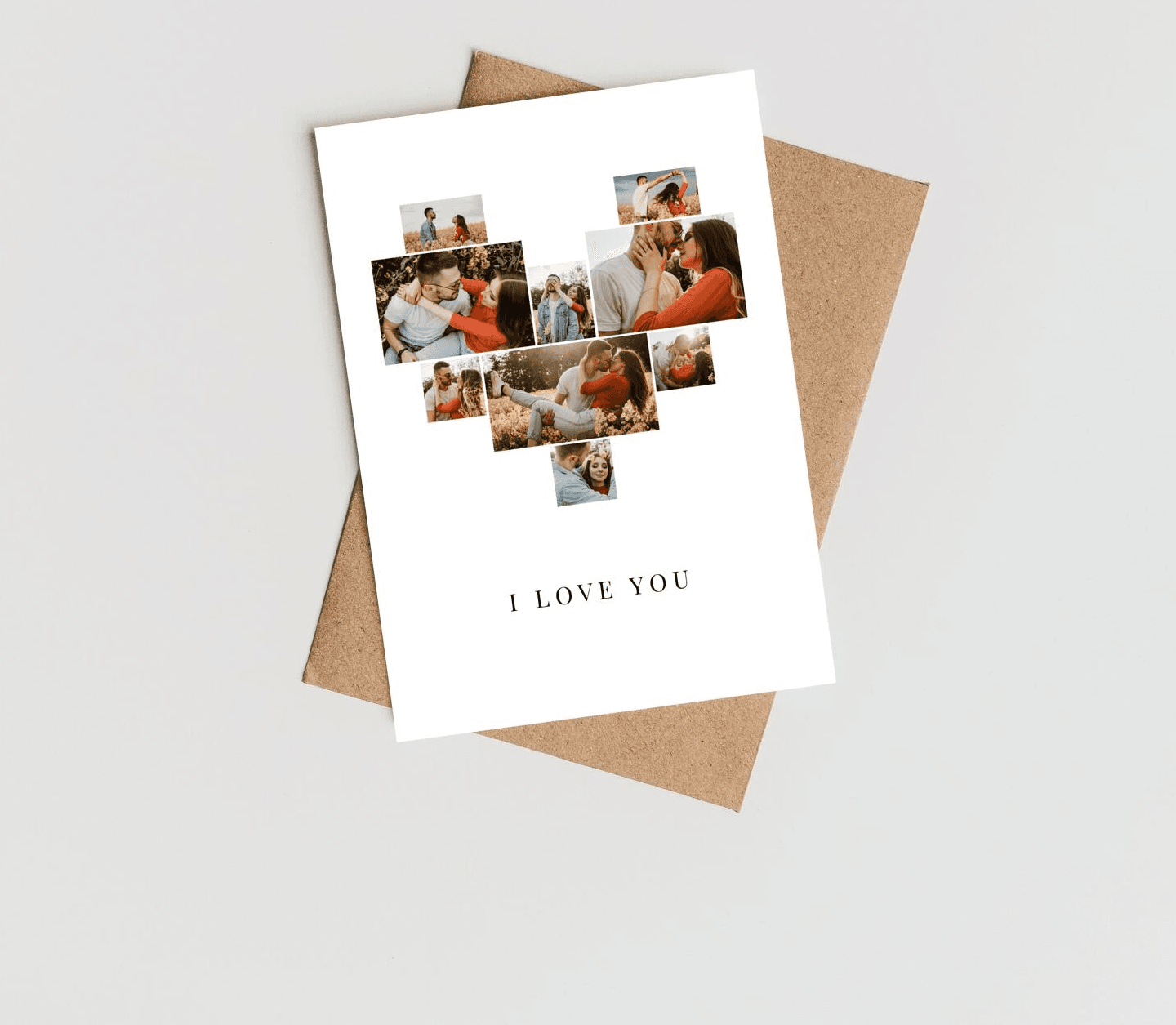 Heart photos Card