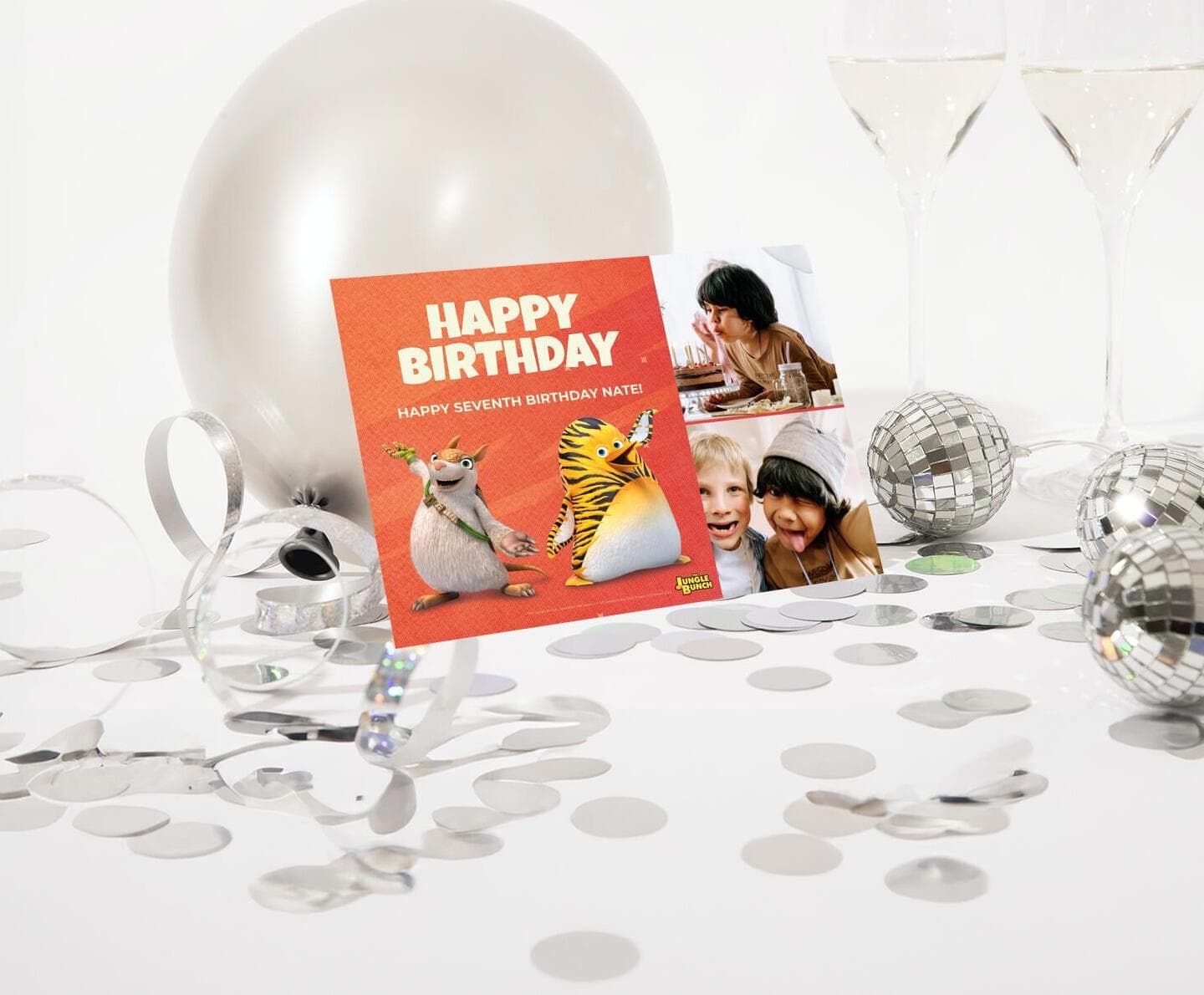 The Jungle Bunch - World Tour™ Red Birthday Card